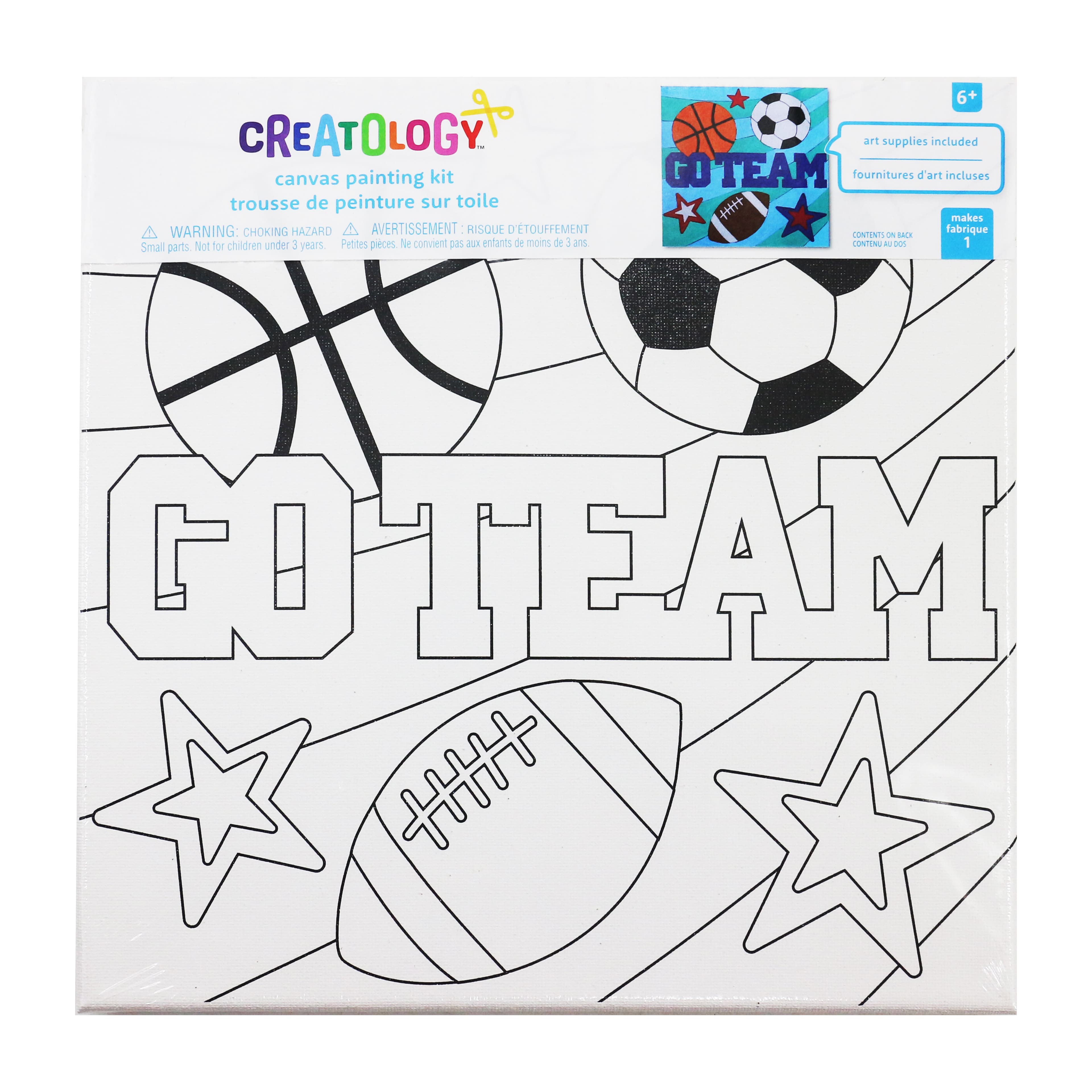 Go Team Canvas Painting Kit by Creatology&#x2122;