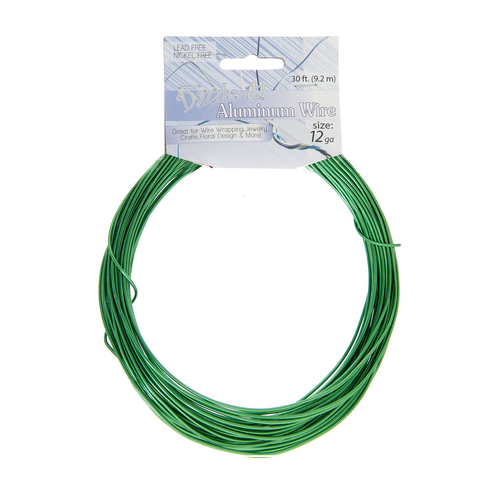 John Bead 12 Gauge Aluminum Jewelry Wire, 30ft.