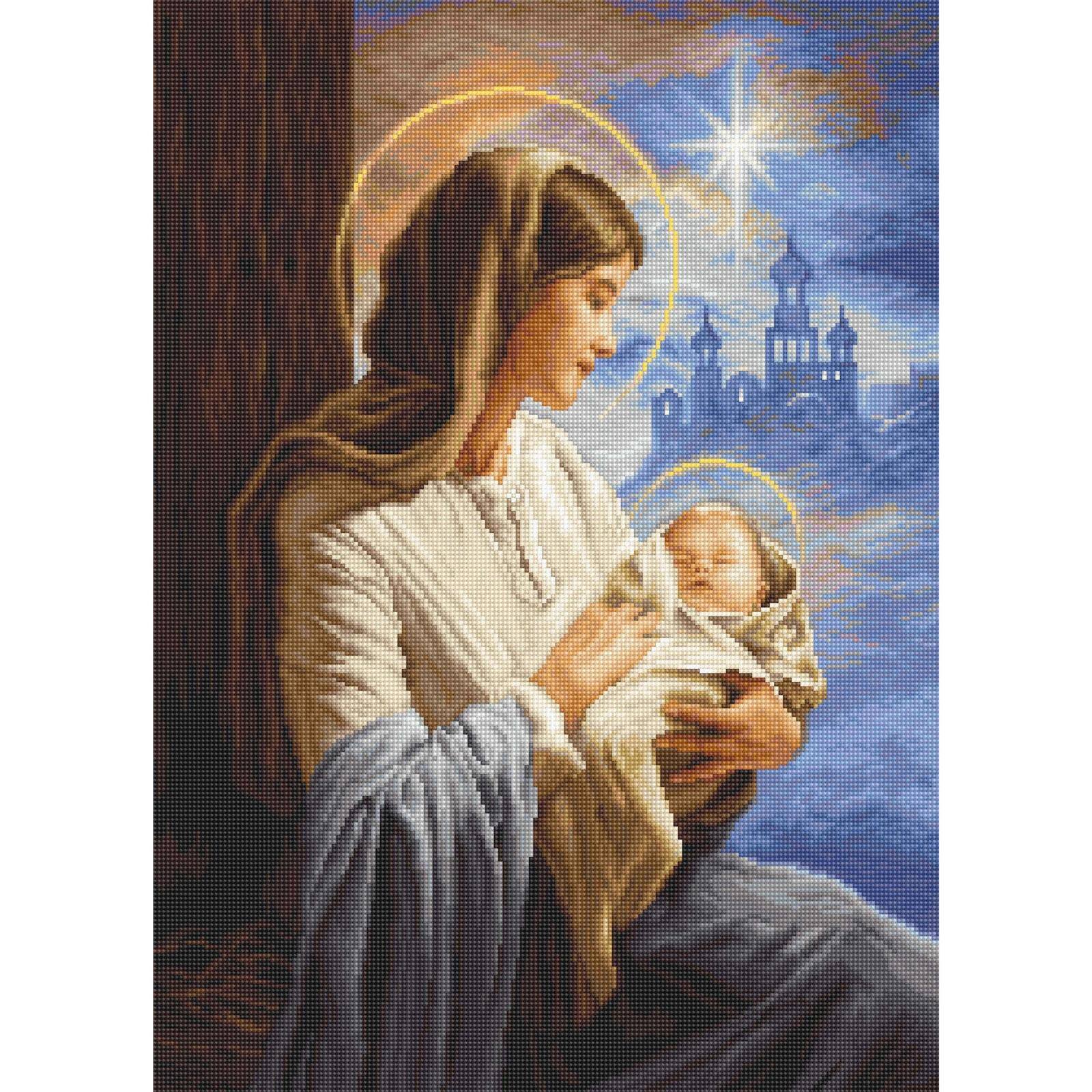 Luca-S Saint Mary and The Child Counted Cross Stitch Kit