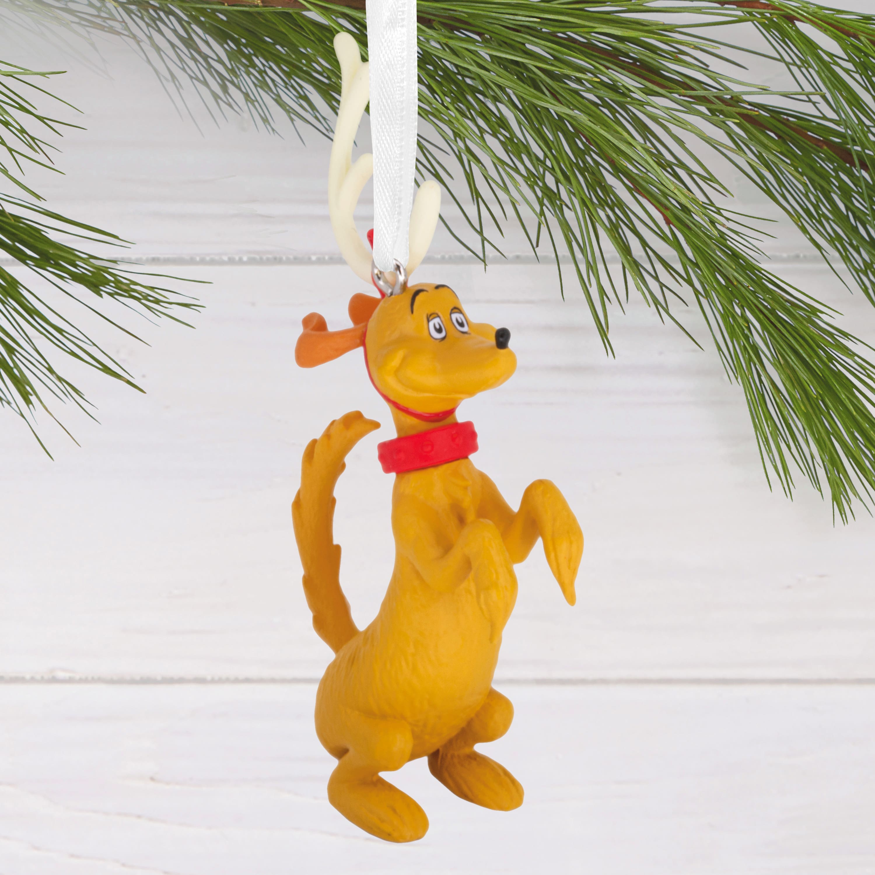 Hallmark Dr. Seuss&#x27;s How the Grinch Stole Christmas!&#x2122; 3.25&#x22; Max in Antlers Ornament