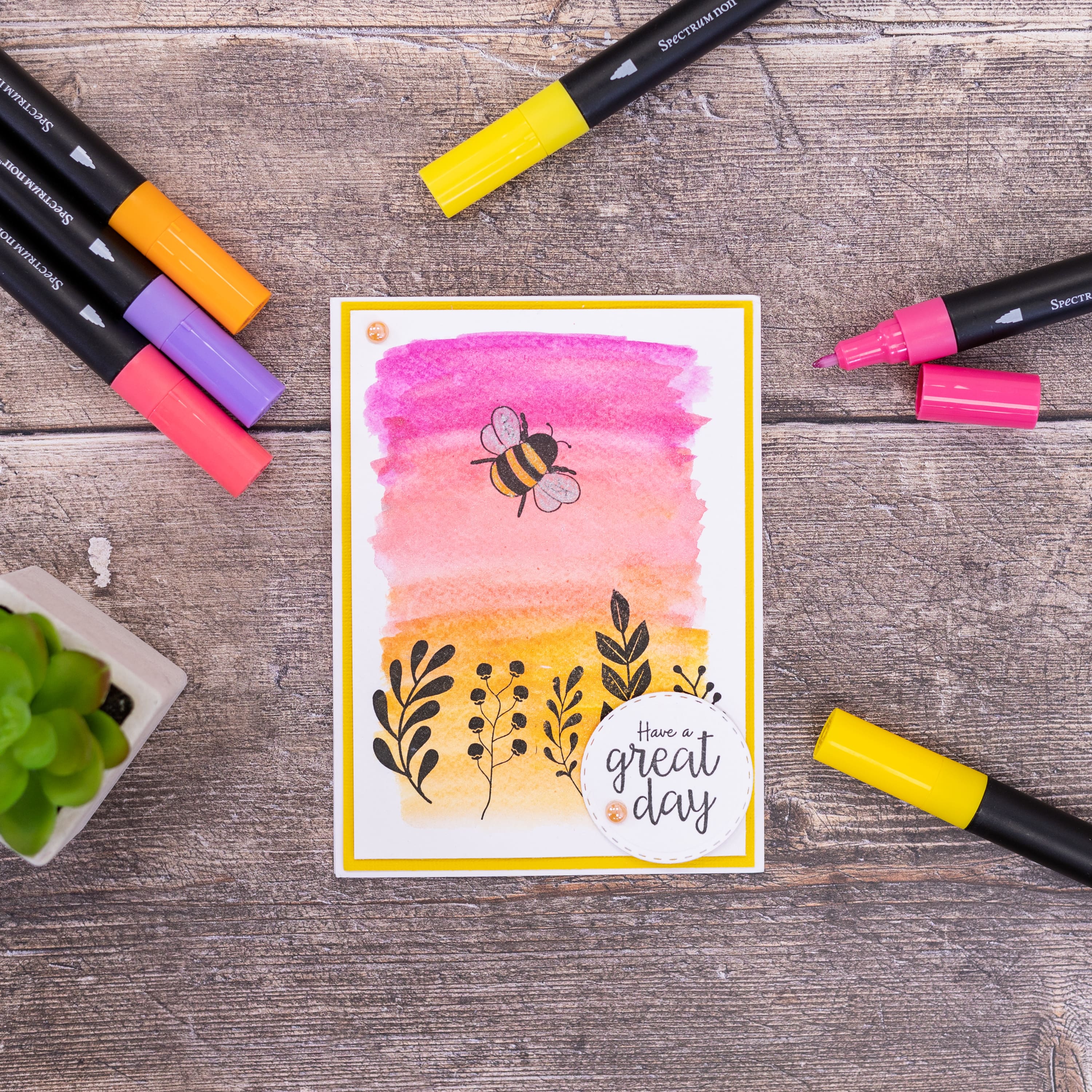 Spectrum Noir&#x2122; Vibrant Florals Glitter Marker Set