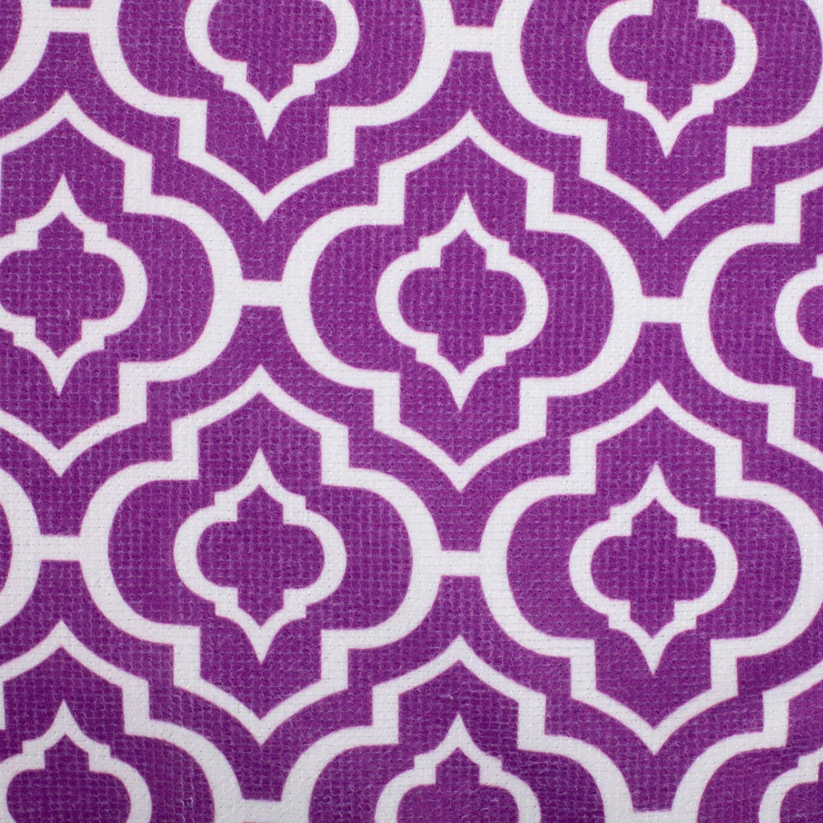 Eggplant Lattice Microfiber Dishtowel, 4ct.