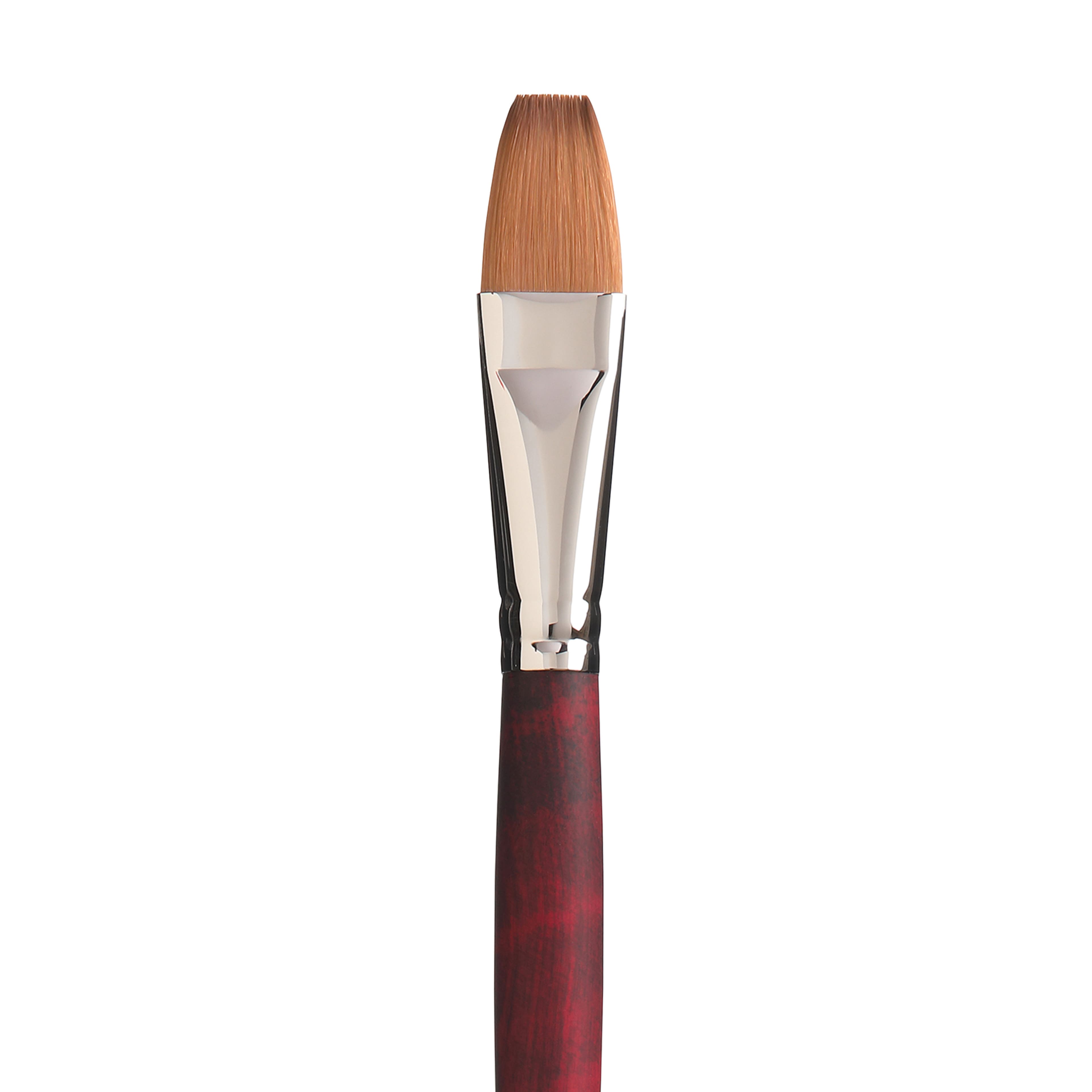 Princeton Velvetouch Series 3900 Synthetic Brush - Filbert, Long Handle, Size 10
