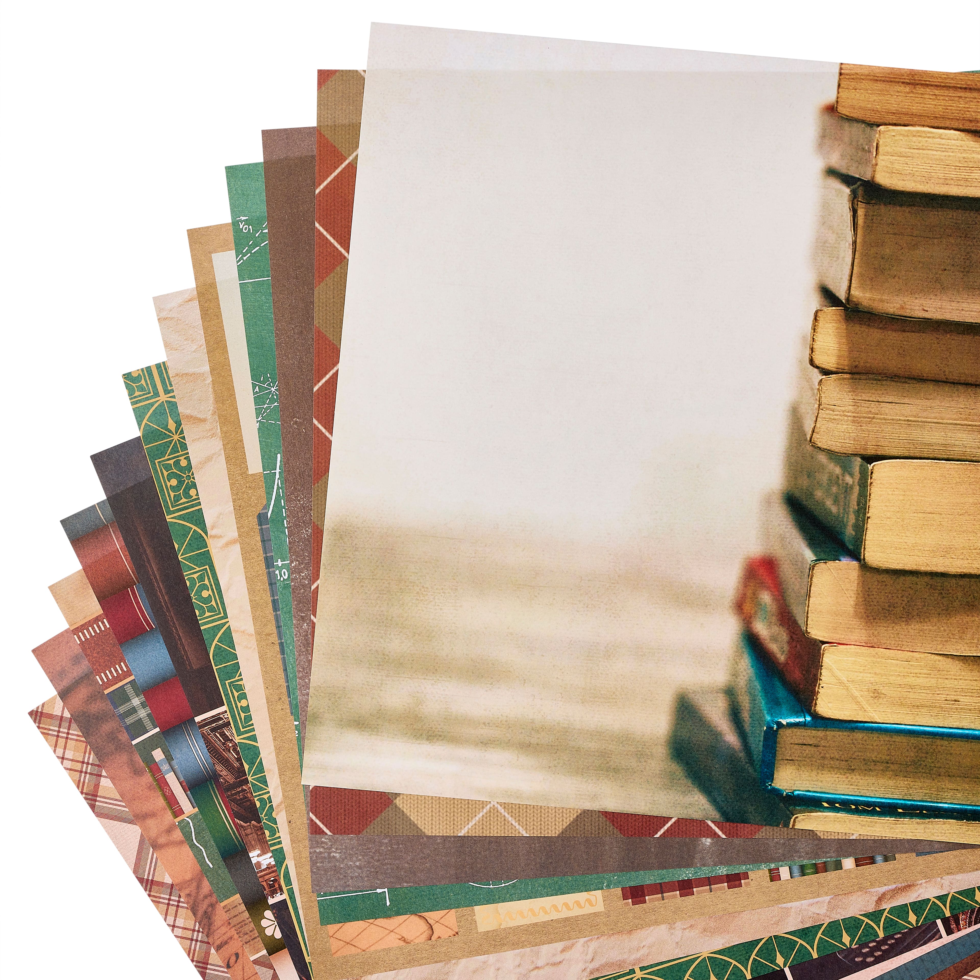 12" x 12" Academia Paper Pad by Recollections™, 180 Sheets