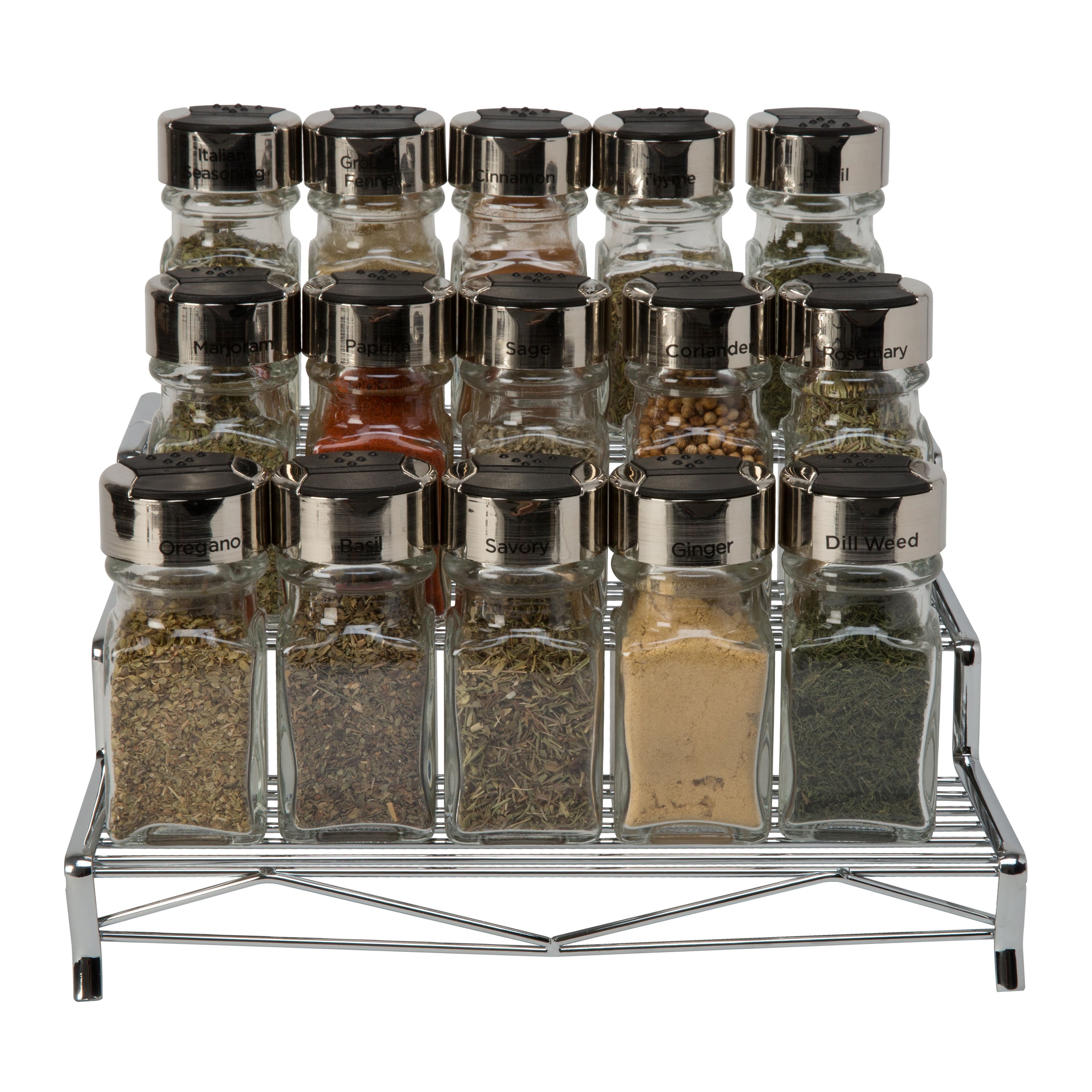 Kitchen Details 12&#x22; Geode 3-Tier Spice Rack