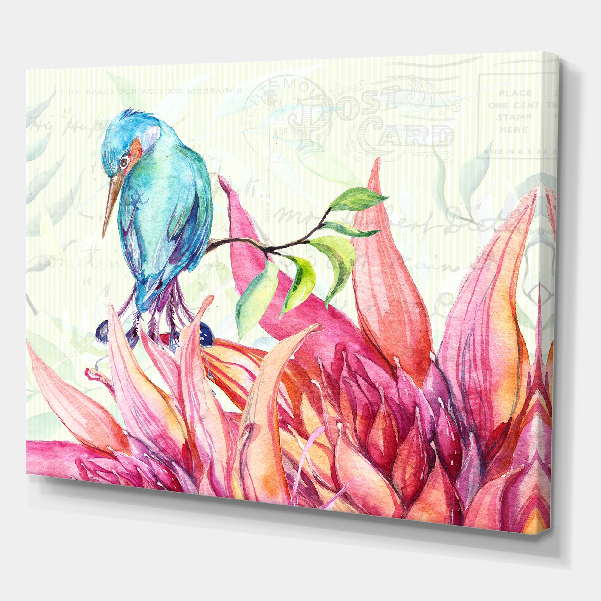 Designart - Tropical Garden I - Cottage Premium Canvas Wall Art