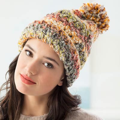 Lion Brand® Wool-Ease® Thick & Quick® Wildwood Knit Hat
