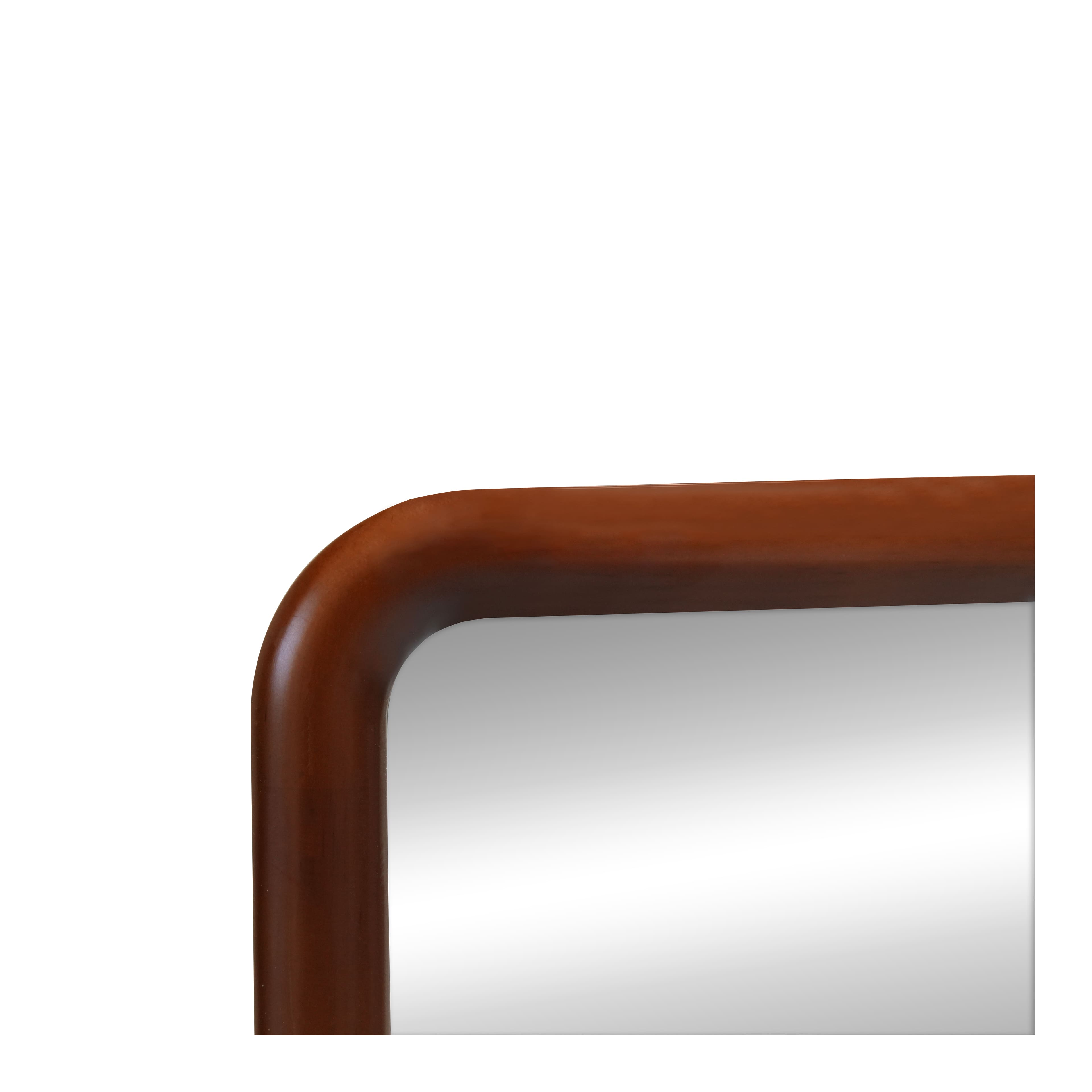 18" x 21" Rounded Corner Wood Decorative Mirror by Ashland®