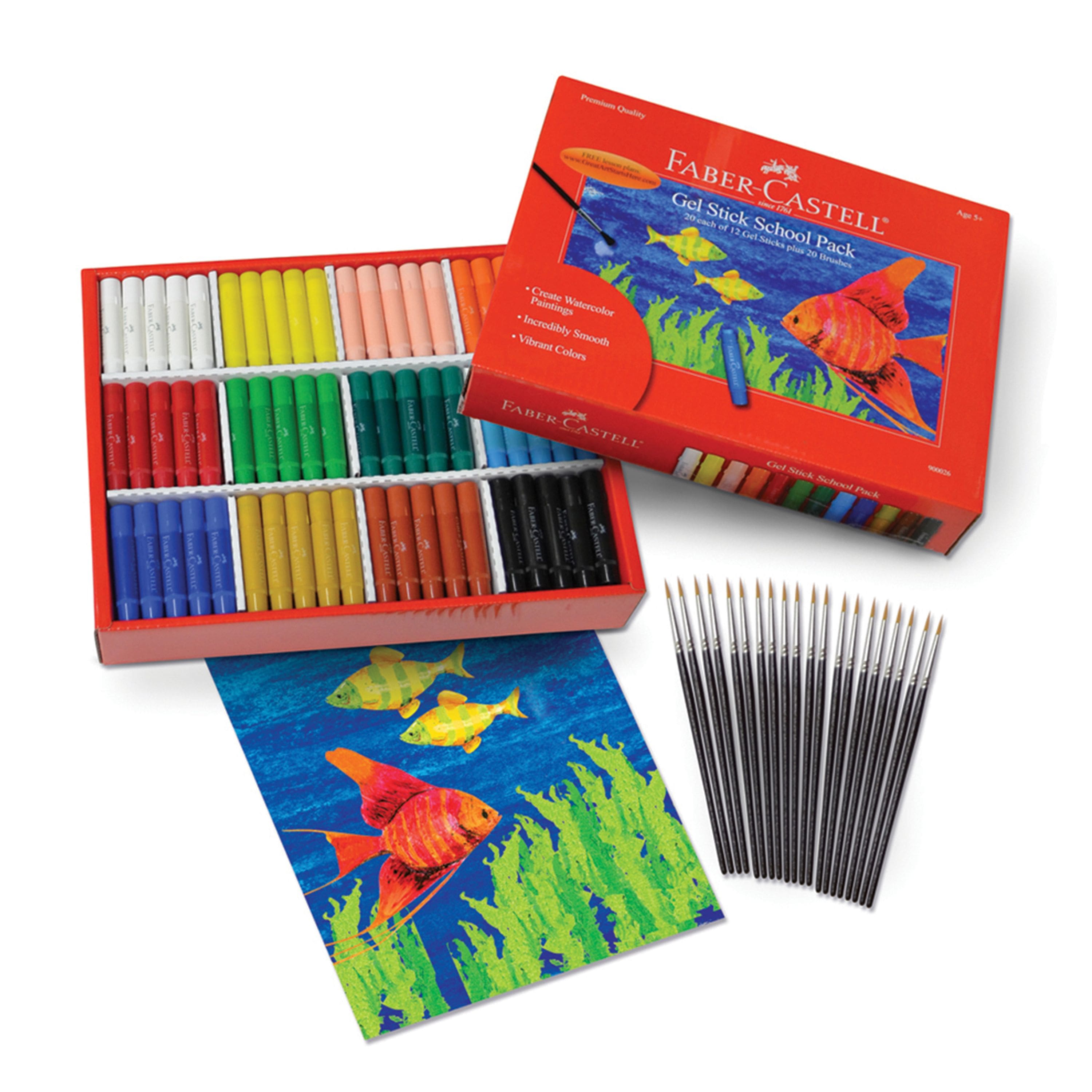 Faber-Castell&#xAE; 240-Piece Gel Stick School Pack