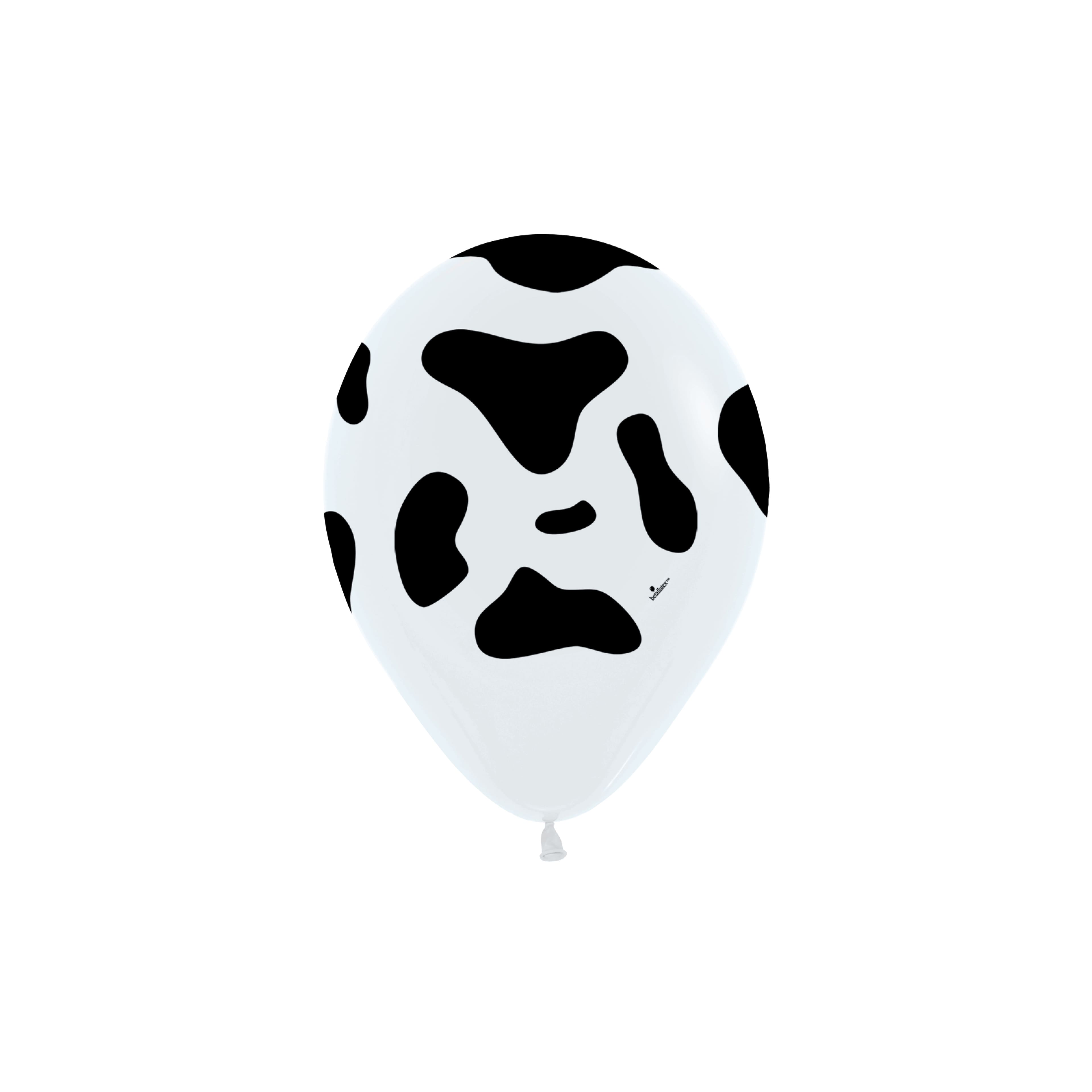 11" Cow Print Latex Balloon