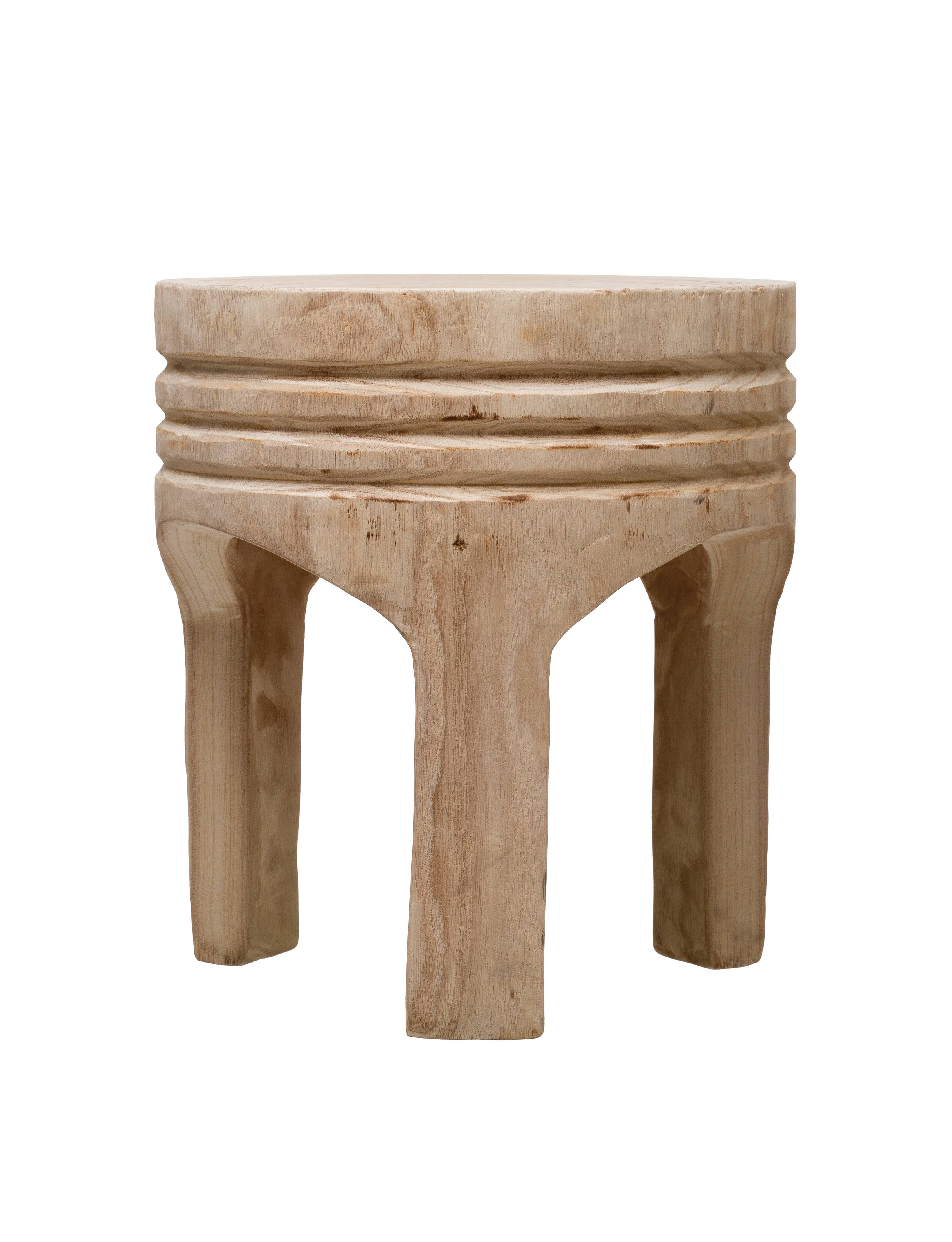 Hello Honey® 16" Paulownia Wood Stool