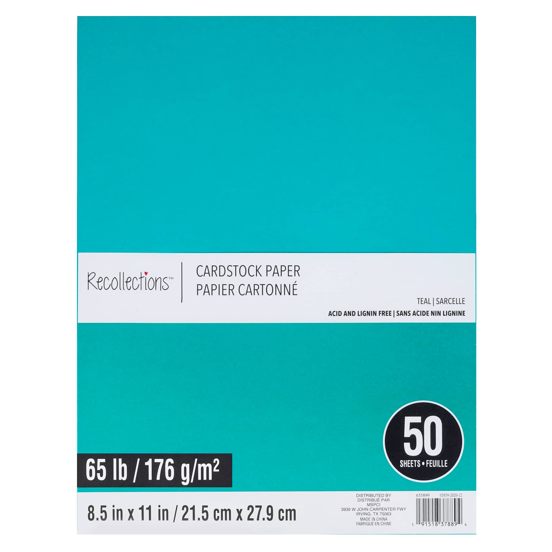 8.5 x 11 Cardstock Paper by Recollections™, 50 Sheets, Michaels