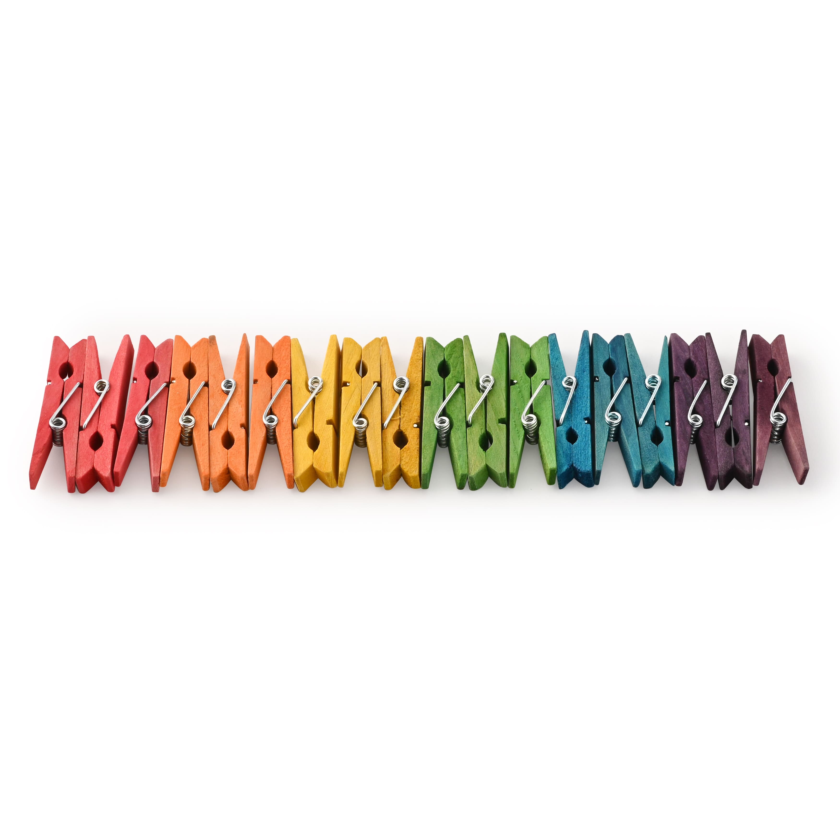 Mini Multicolor Clothespins by Creatology&#x2122;