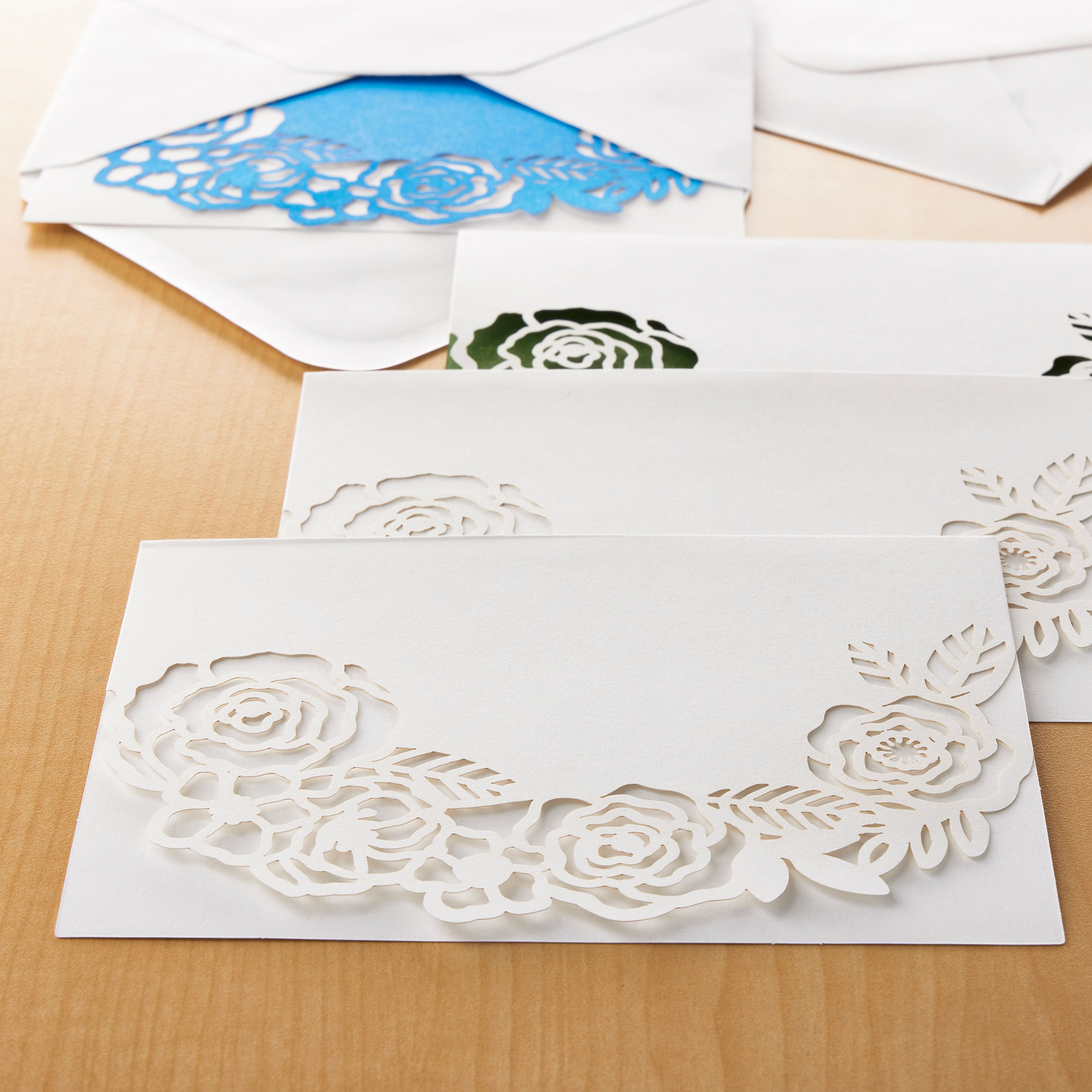 9 Packs: 10 ct. (90 total) 4.25&#x22; x 5.5&#x22; Rose Cards &#x26; Envelopes by Recollections&#x2122;