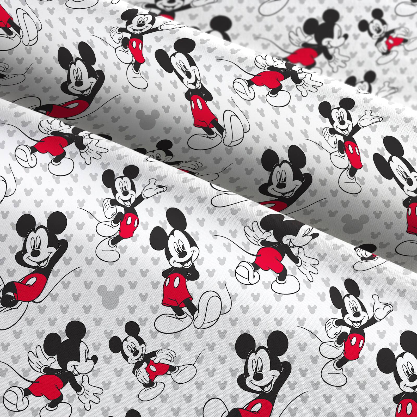 Springs Creative Disney® Mickey Mouse on White Cotton Fabric