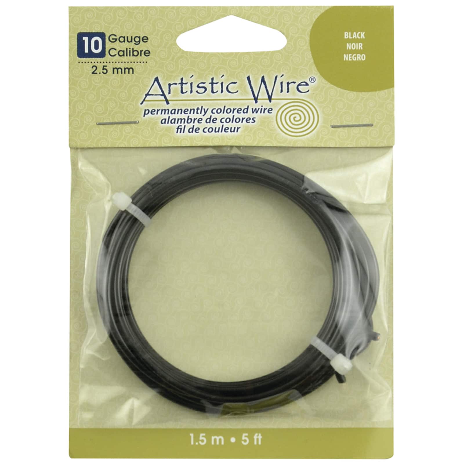 Artistic Wire, 24 Gauge (.51 mm), Black, 10 yd (9.1 m)