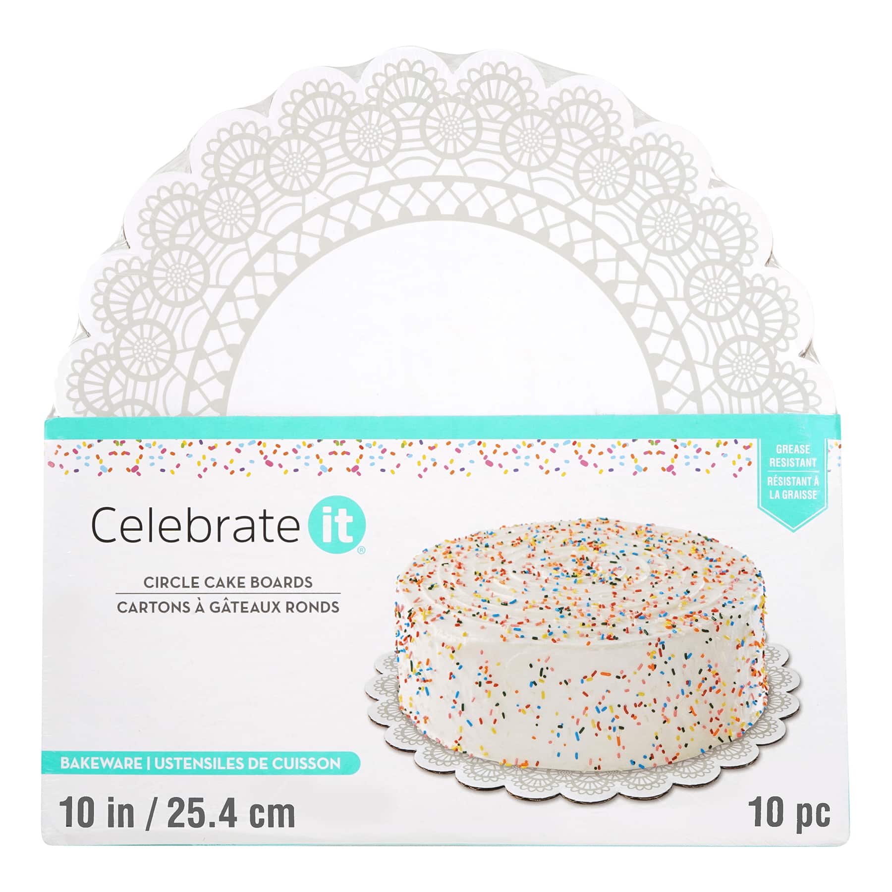 12 Packs: 10 ct. (120 total) 10" Cake Circles by Celebrate It®