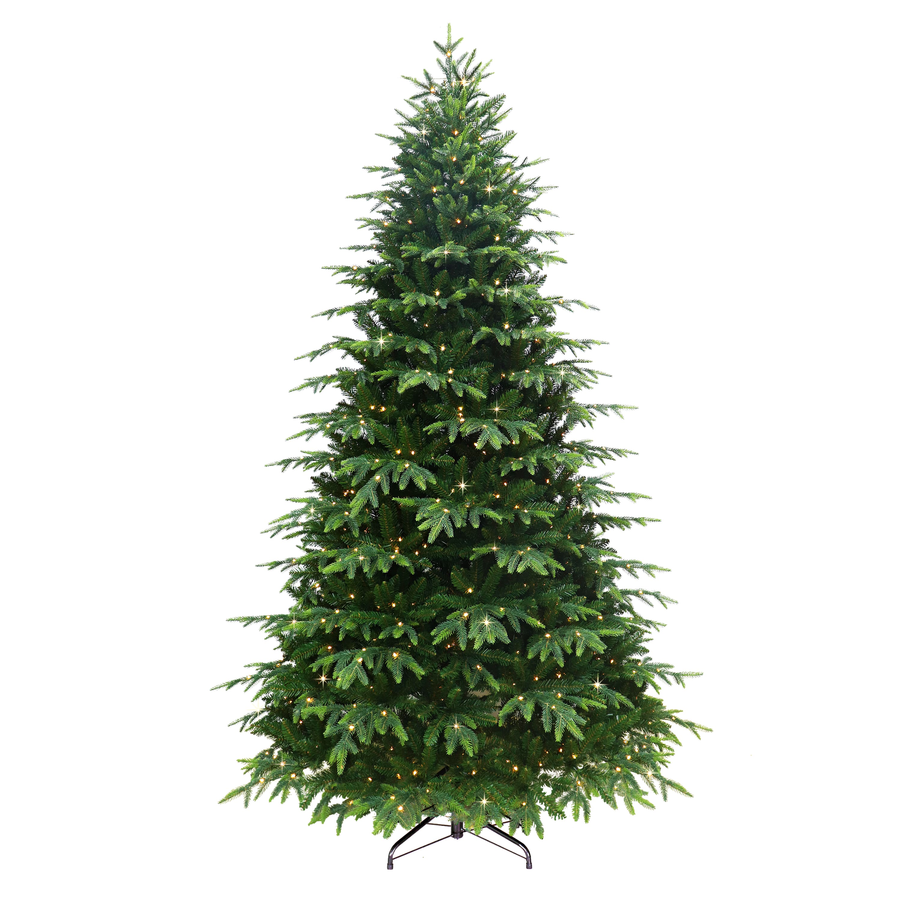 7.5ft. Pre-Lit Rutland Spruce Artificial Christmas Tree, Dual Color Lights