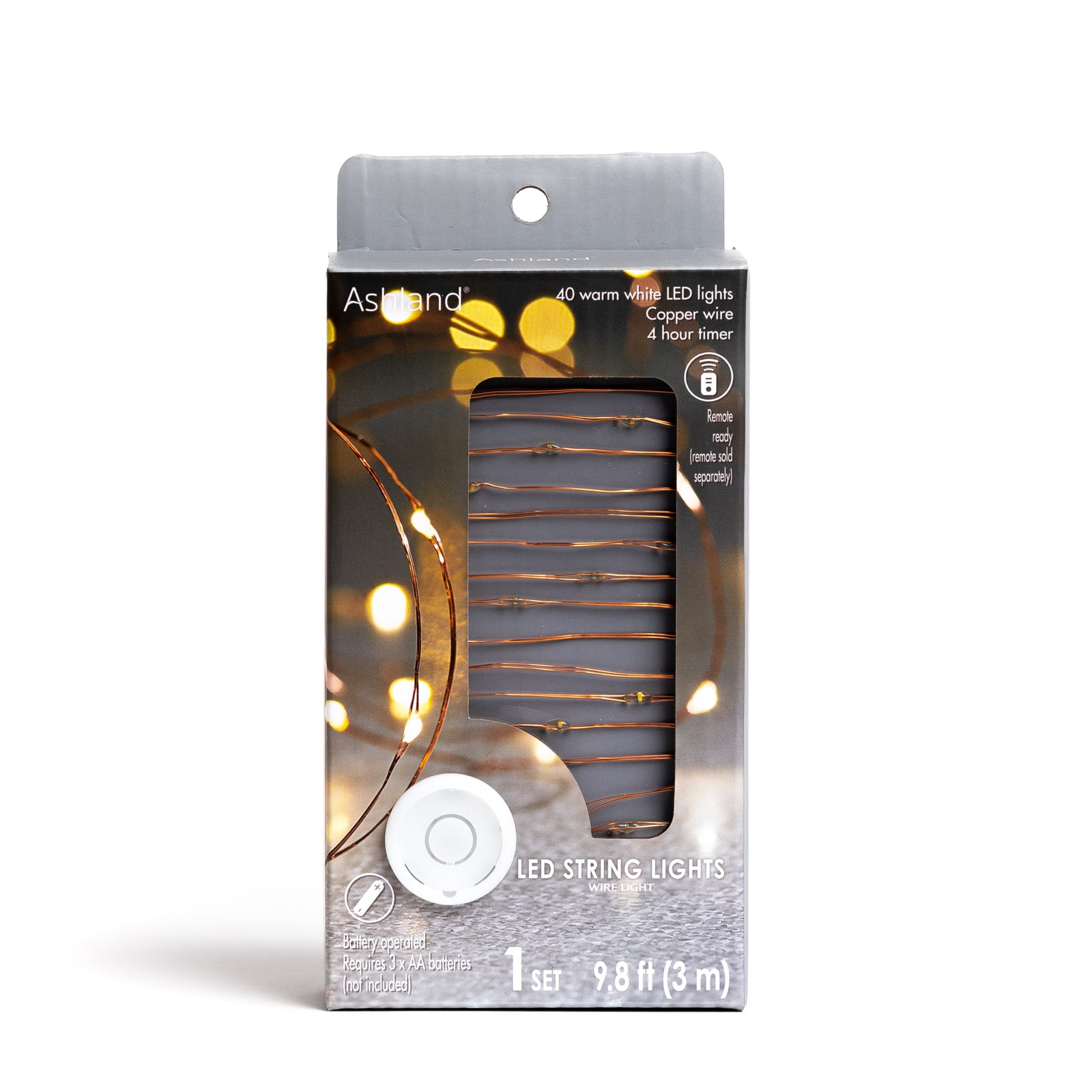 12 Pack: 40ct. Warm White Copper Wire LED String Lights by Ashland®