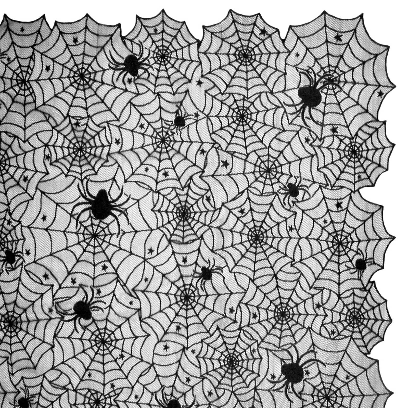 DII&#xAE; 72&#x22; Halloween Lace Tablecloth