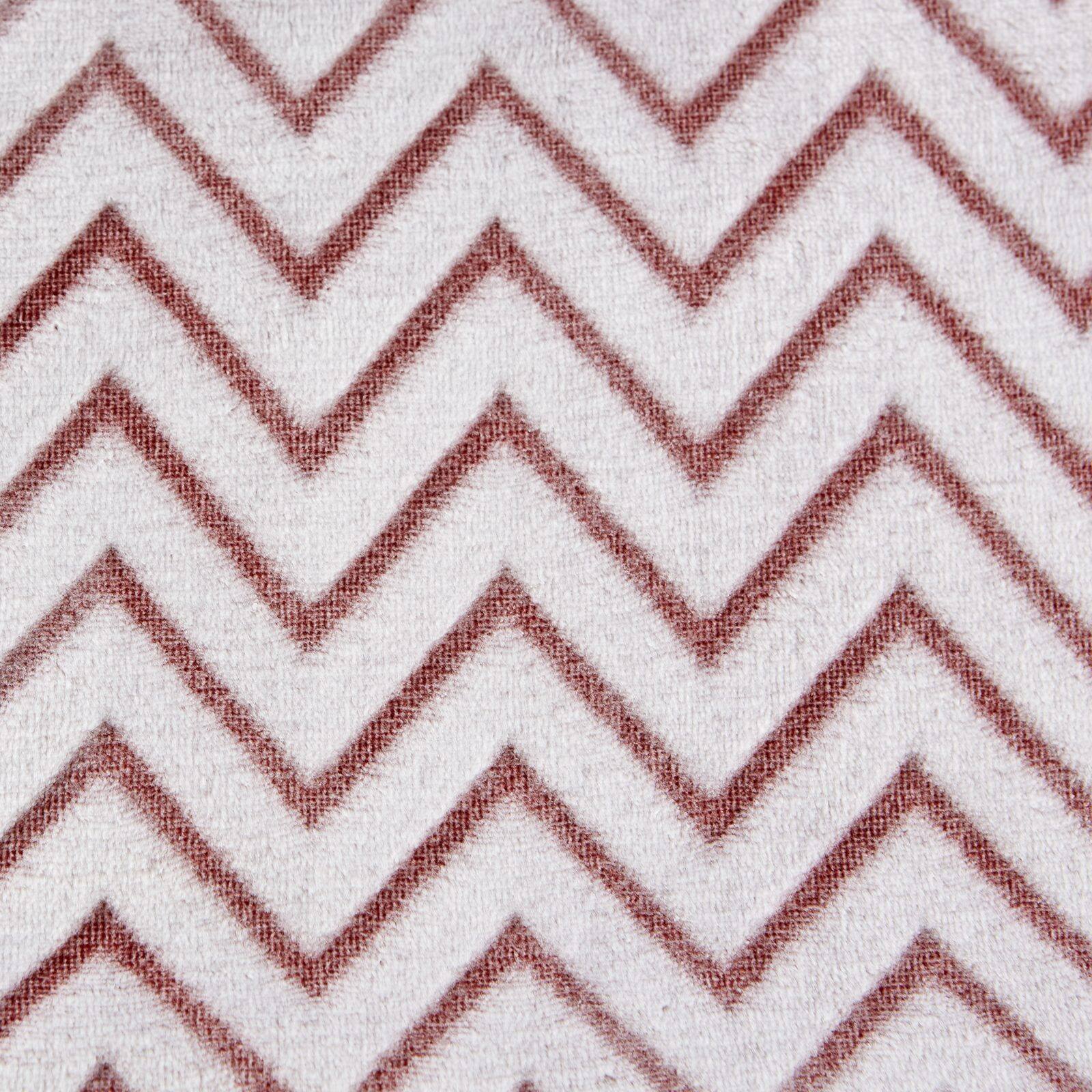DII® Barn Red Chevron Plush Throw