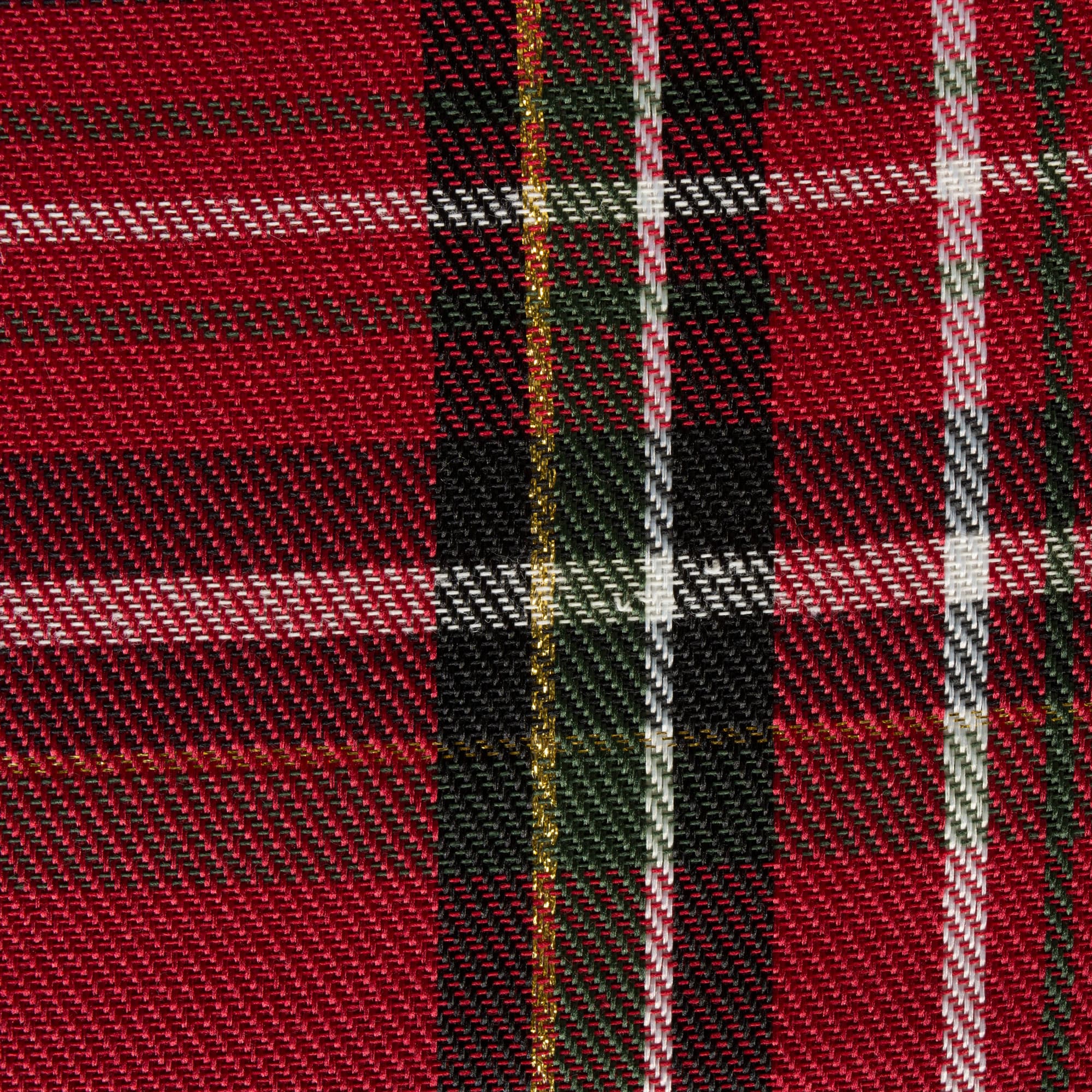 DII® Holiday Metallic Plaid Napkins, 6ct.