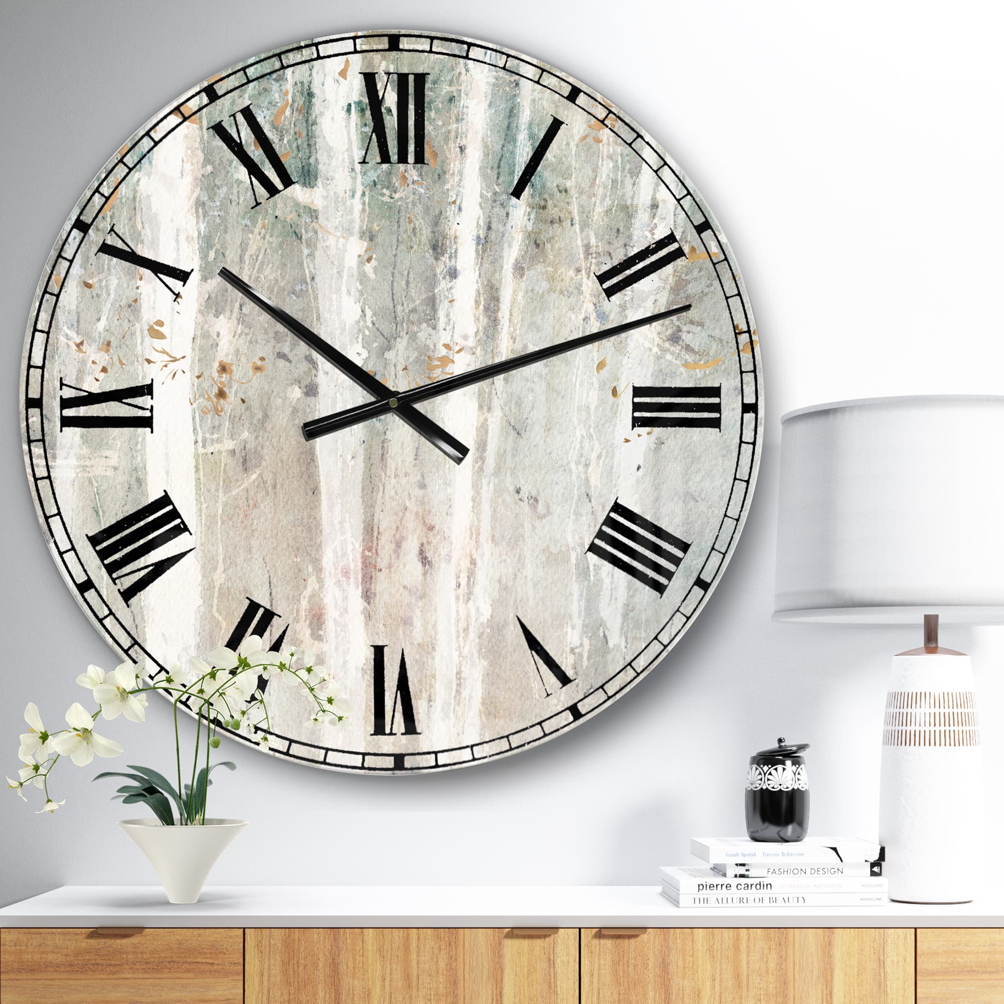 Designart A Woodland Walk Into The Forest V Traditional Wall Clock
