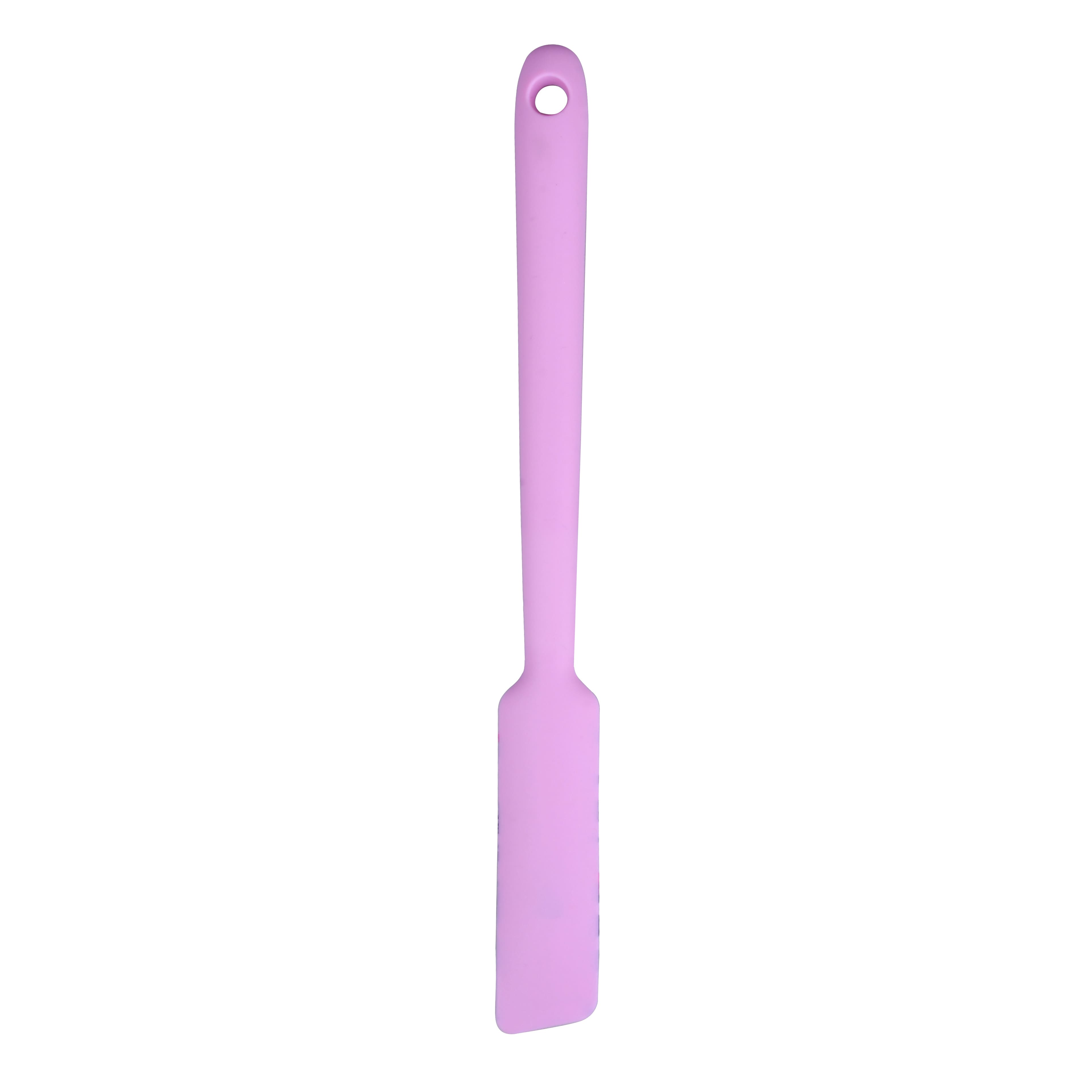 Mini Pink Skull Leopard Print Silicone Jar Spatula by Makery&#x2122;