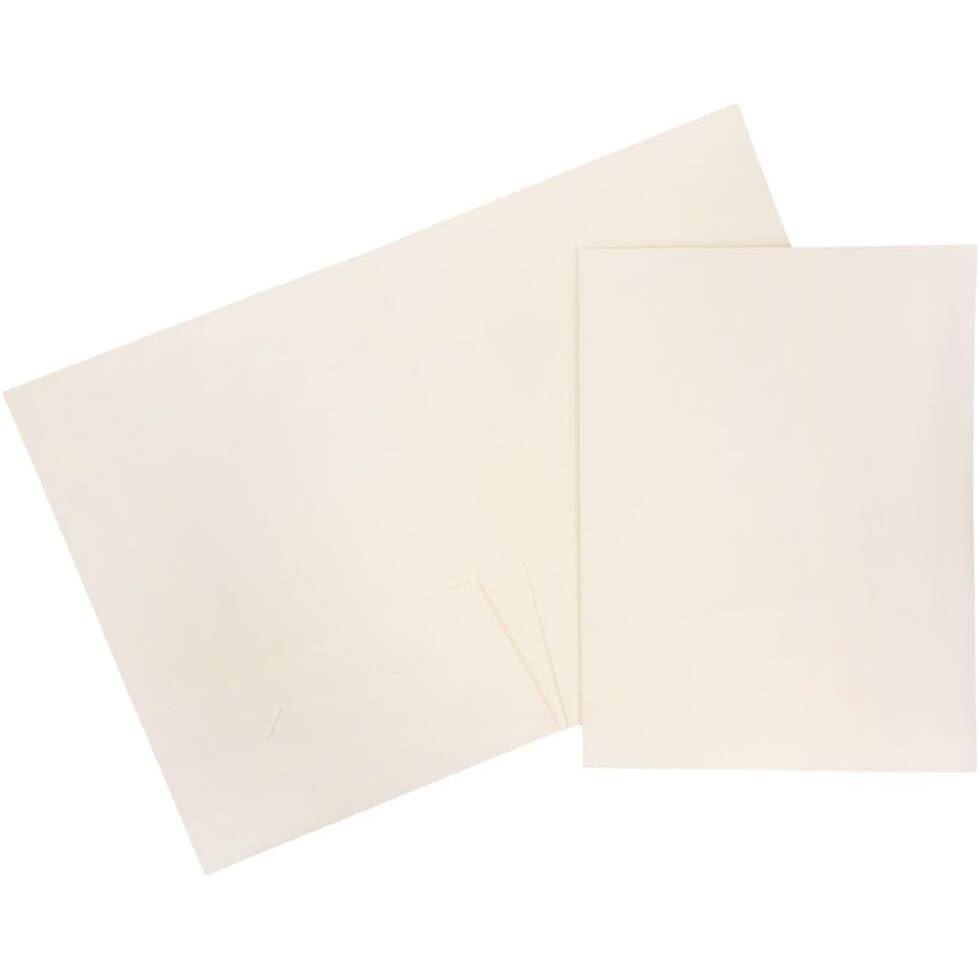 JAM Paper 9.5&#x22; x 11.5&#x22; 2-Pocket Linen Folders, 6ct.
