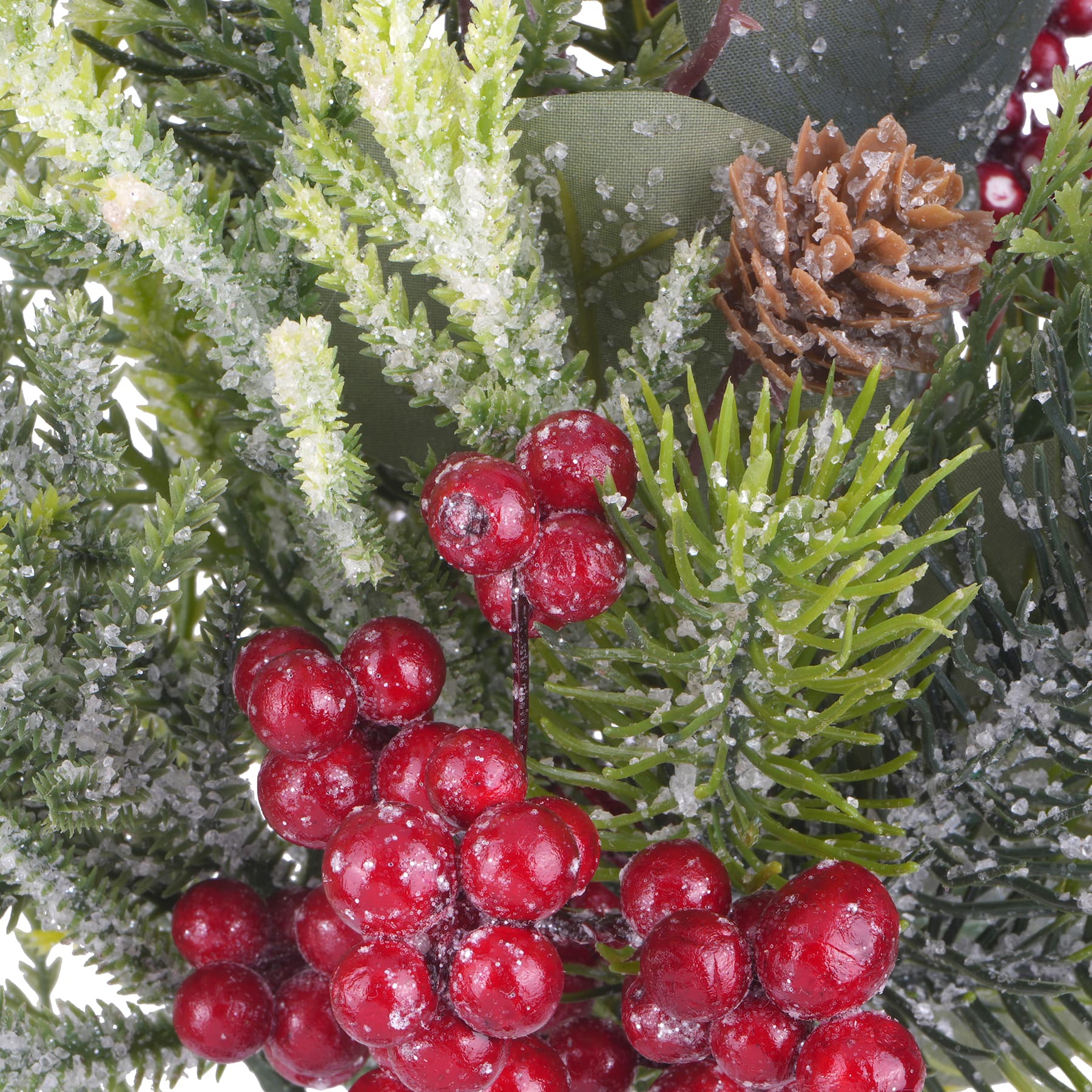 13&#x22; Snowy Pine &#x26; Red Berry Bouquet by Ashland&#xAE;