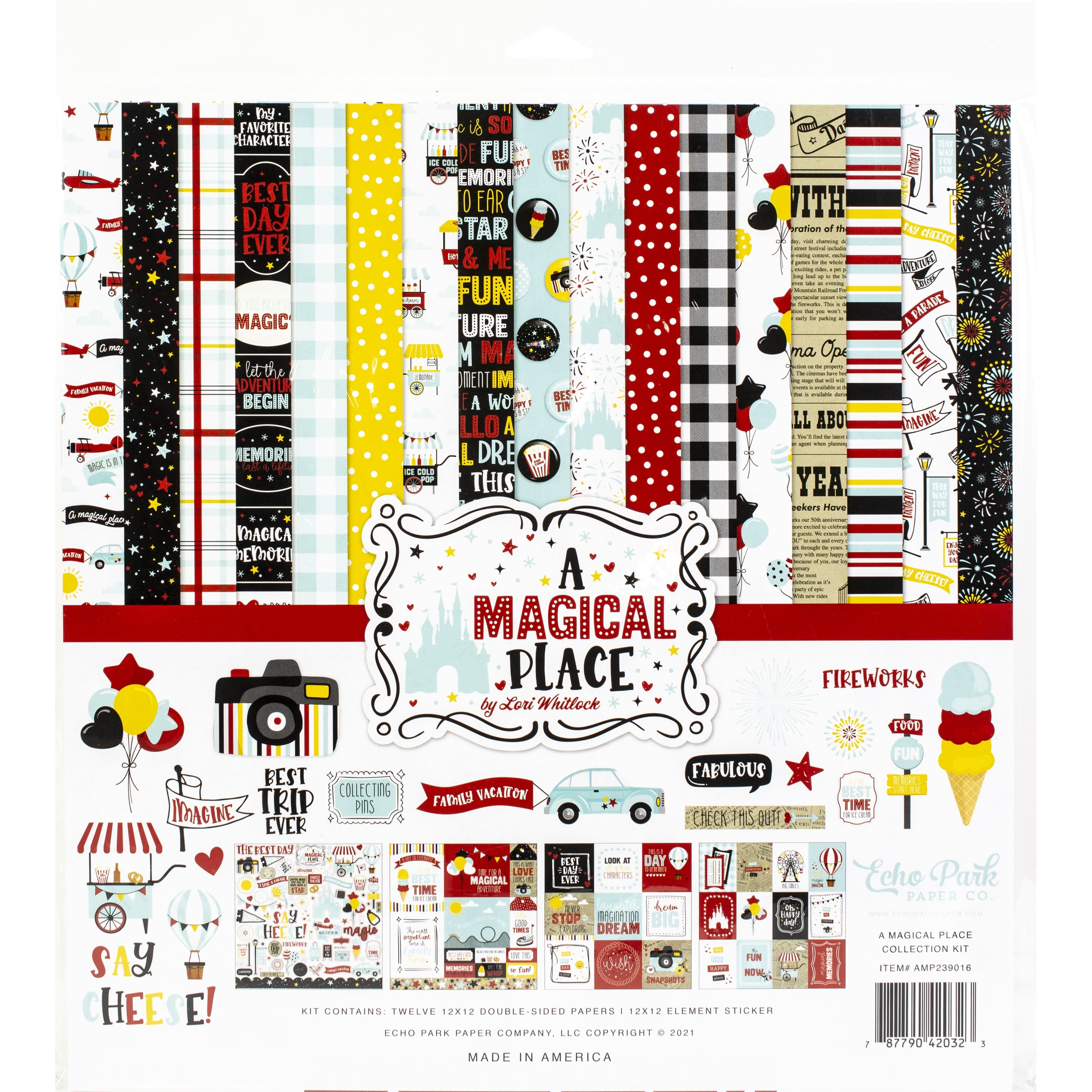 Echo Park&#x2122; Paper Co. A Magical Place Collection Kit, 12&#x22; x 12&#x22;
