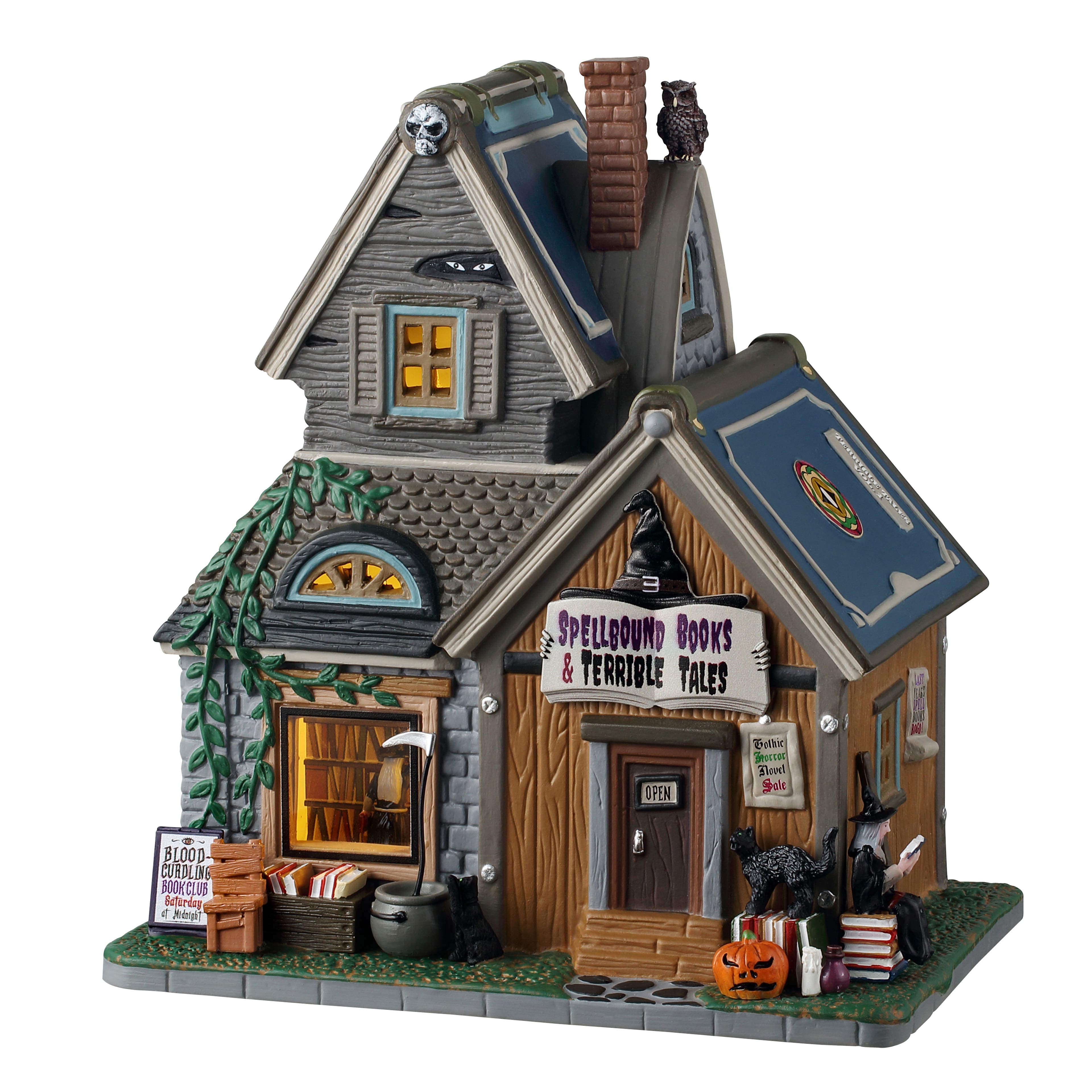 Lemax&#xAE; Spooky Town&#xAE; Spellbound Books &#x26; Terrible Tales