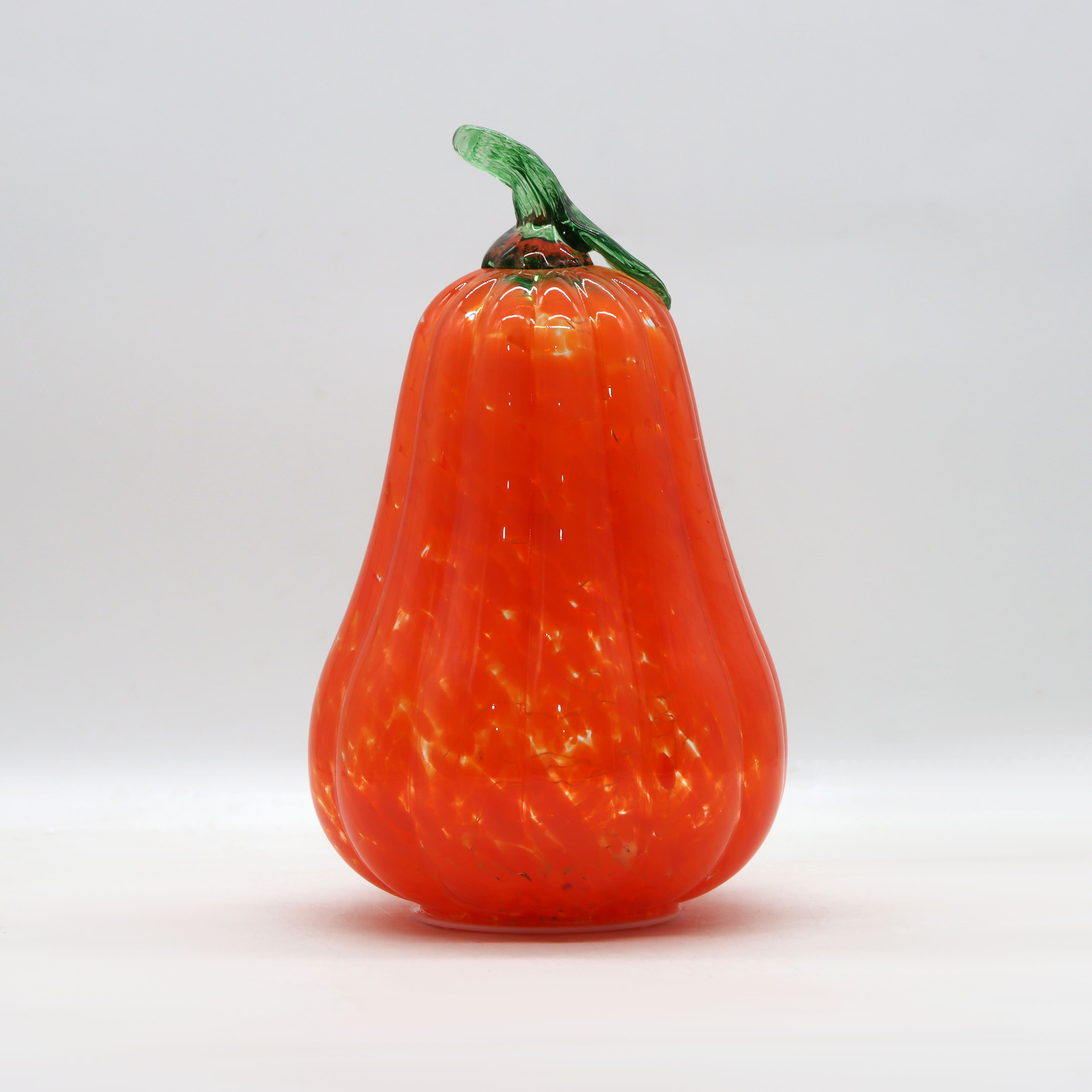 Warm White LED Orange Glass Gourd by Ashland&#xAE;