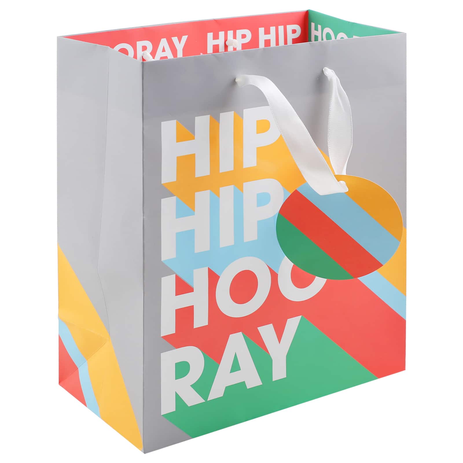 9.75&#x22; Hip-Hip Hooray Gift Bag by Celebrate It&#x2122;