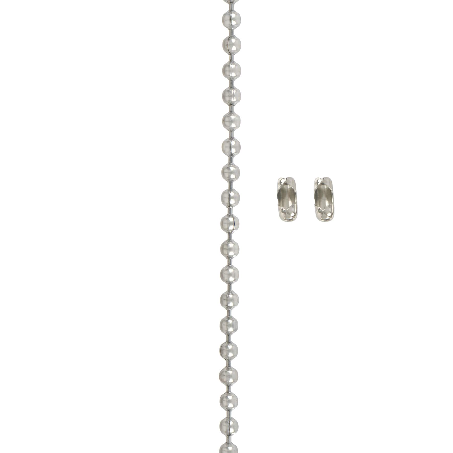 2mm Stainless Steel Ball Chain Spool, 12yd. by Bead Landing™