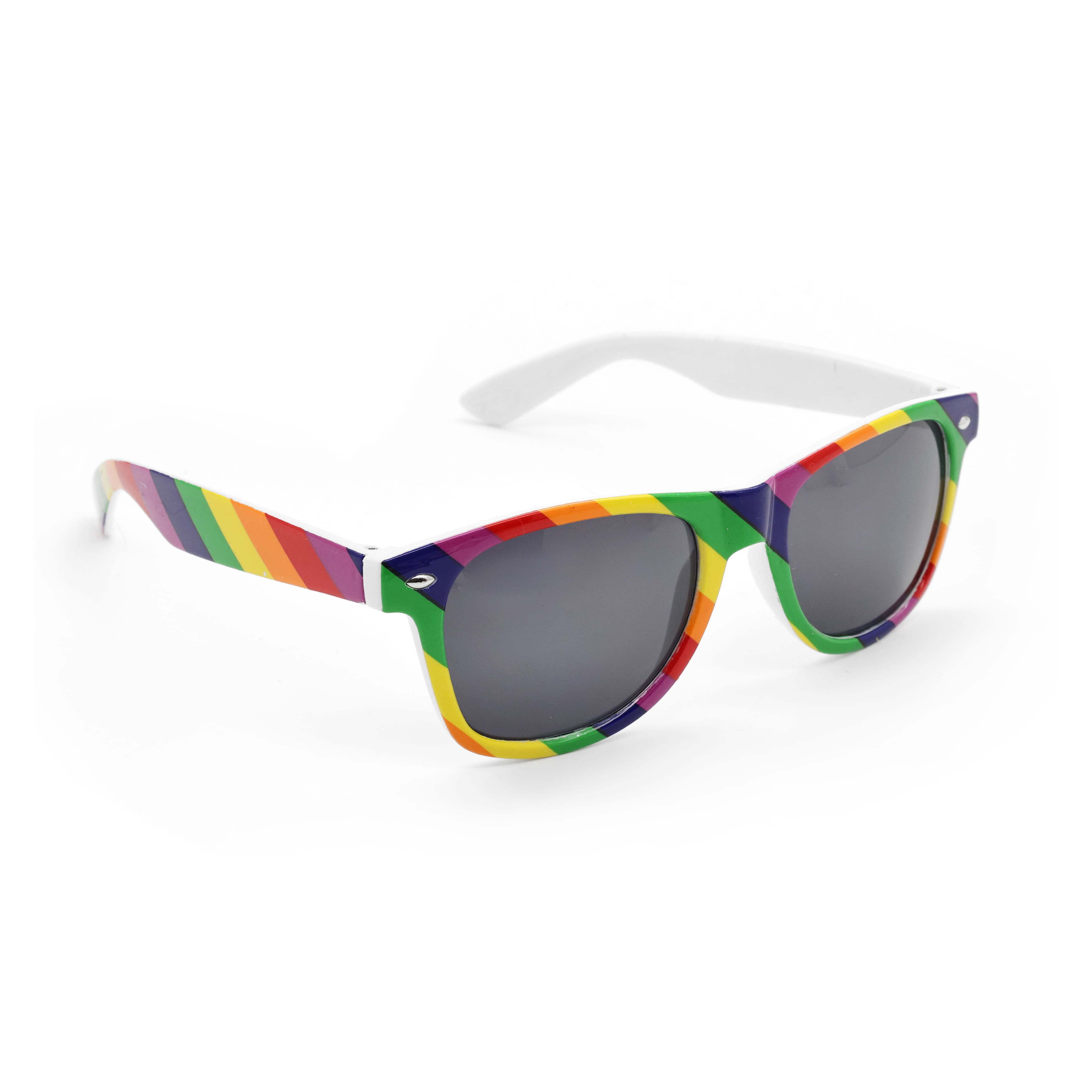 Pride Rainbow Stripes Adult Sunglasses by Celebrate It&#x2122;
