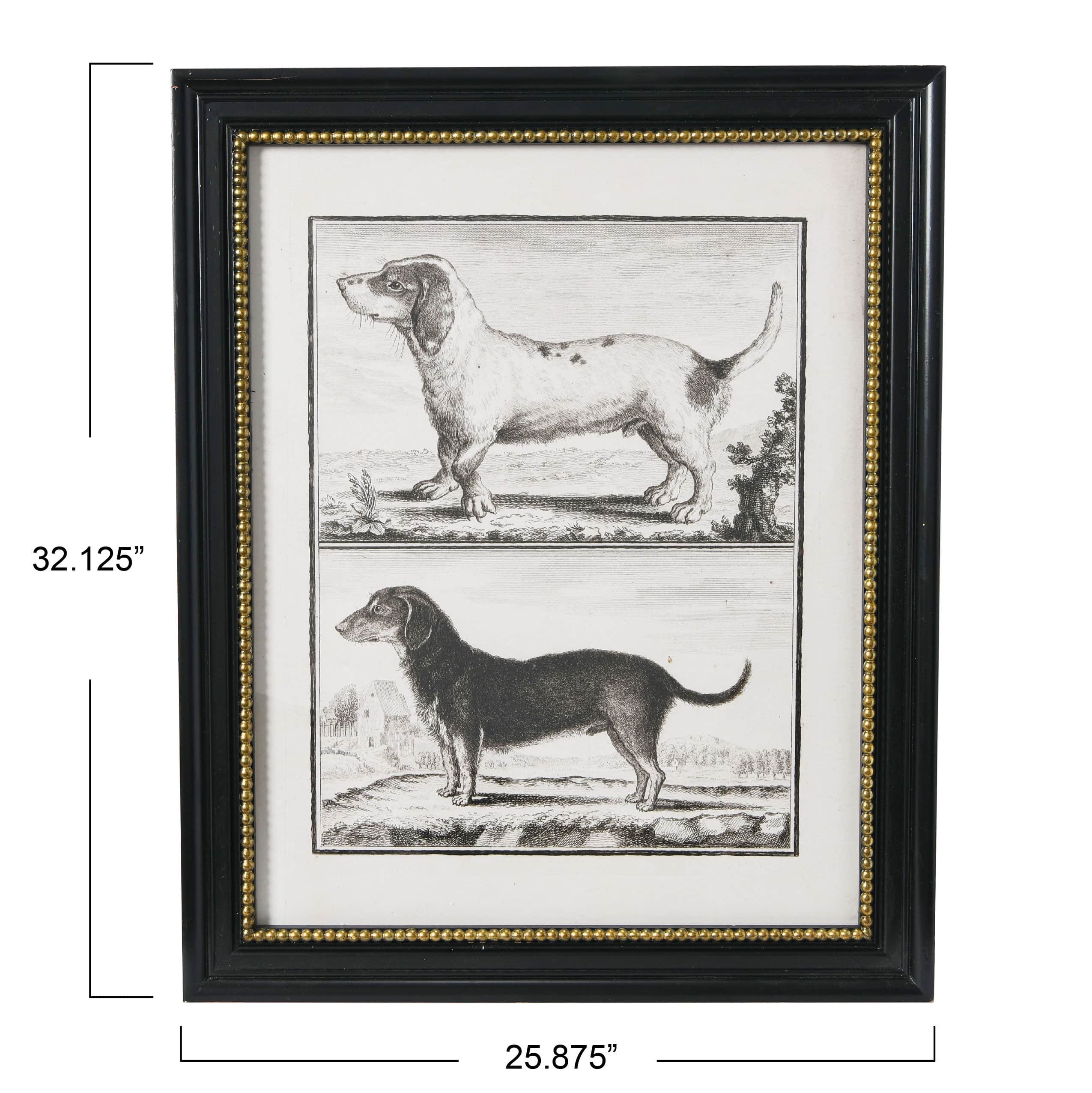 Hello Honey&#xAE; Framed Vintage Reproduction Dog Print