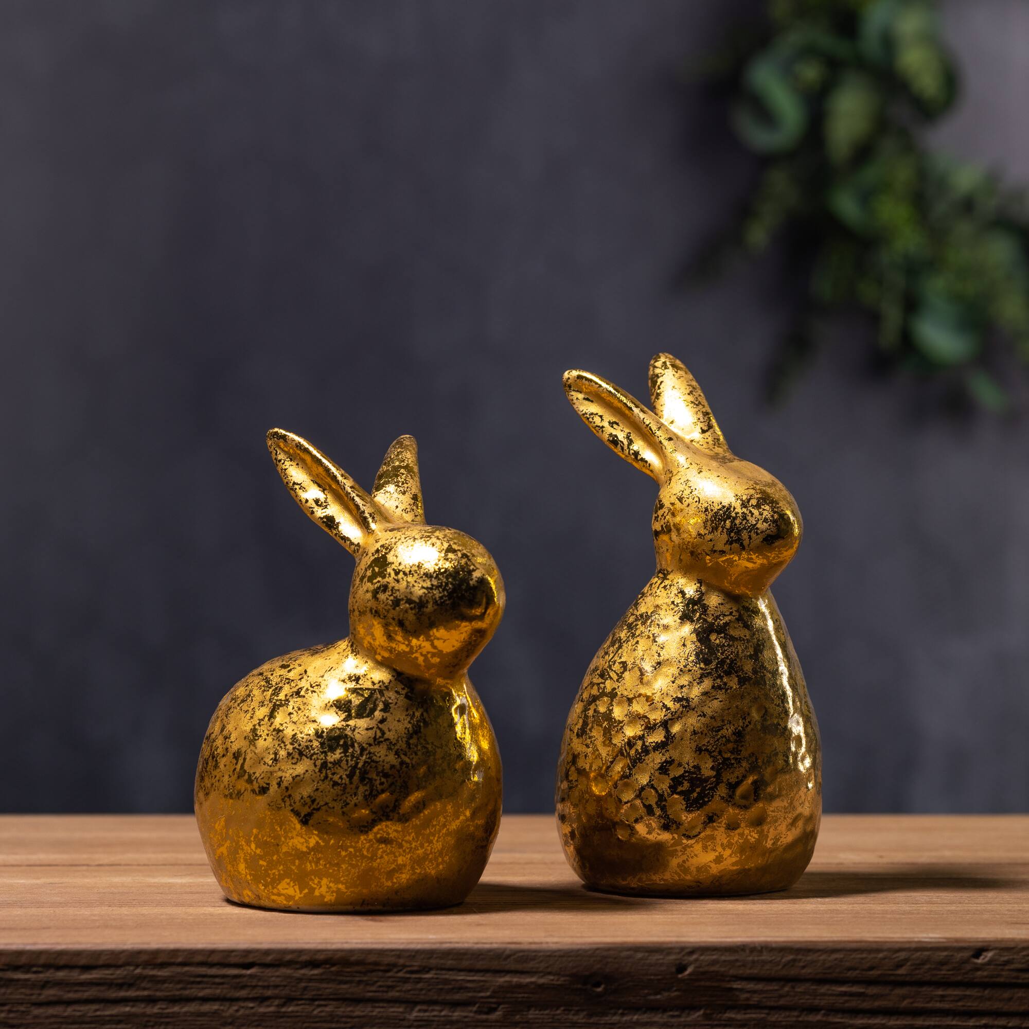 Gold Rabbit D&#xE9;cor Set