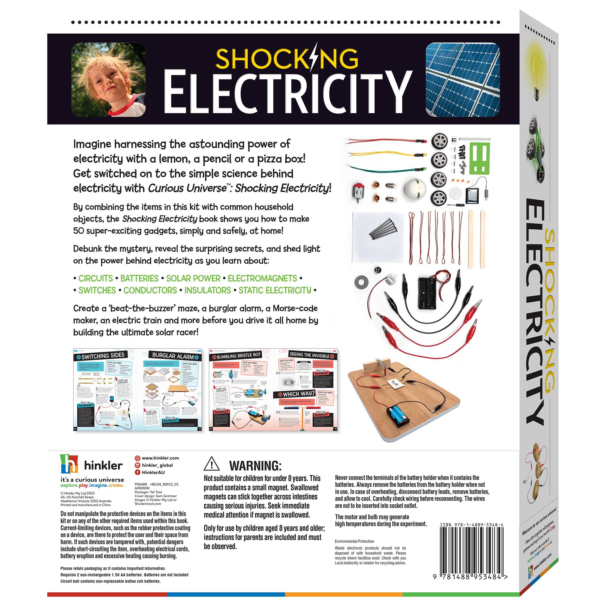 Hinkler Curious Universe™ Shocking Electricity Science Kit