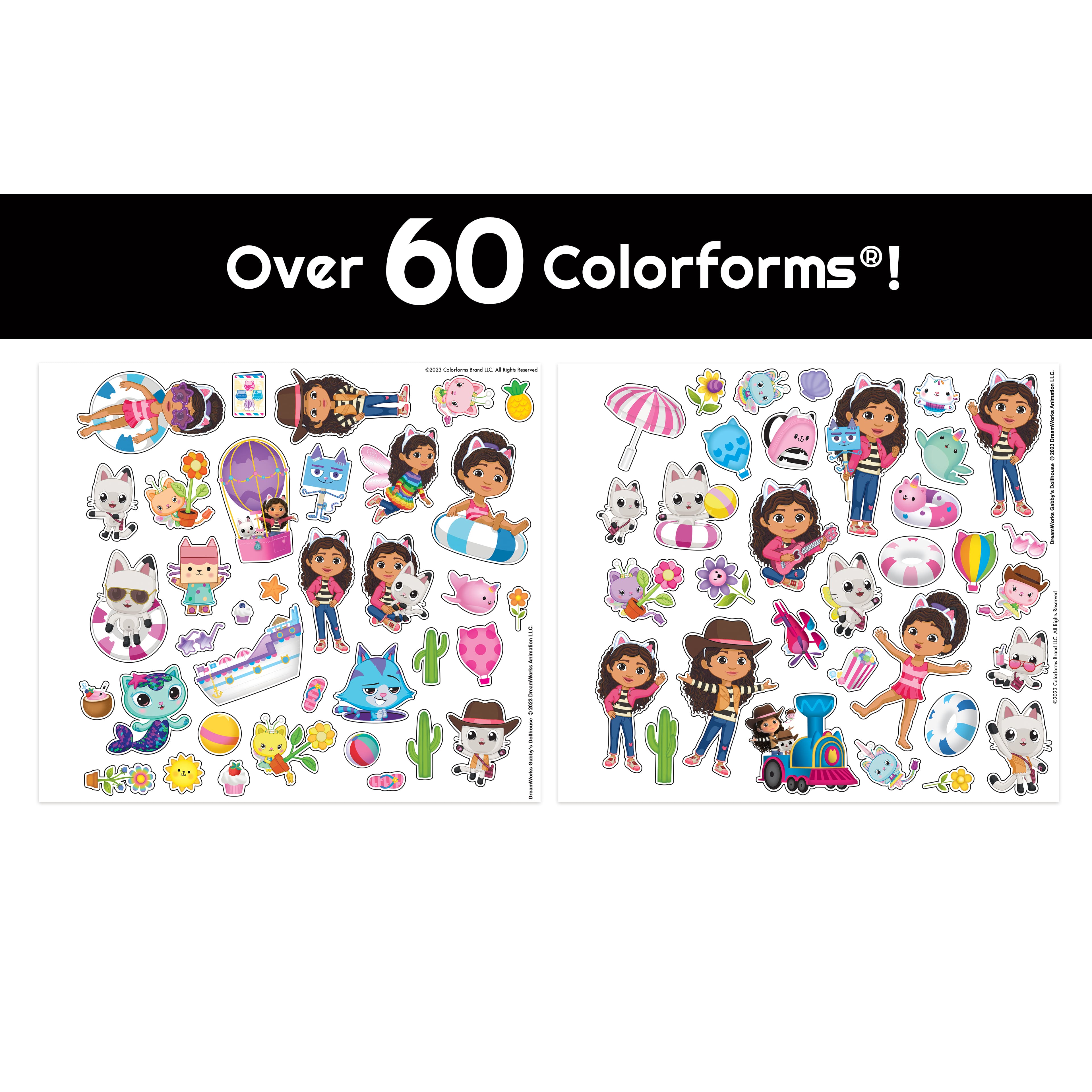 Colorforms&#xAE; Gabby&#x27;s Dollhouse On-The-Go Sticker Story Adventure