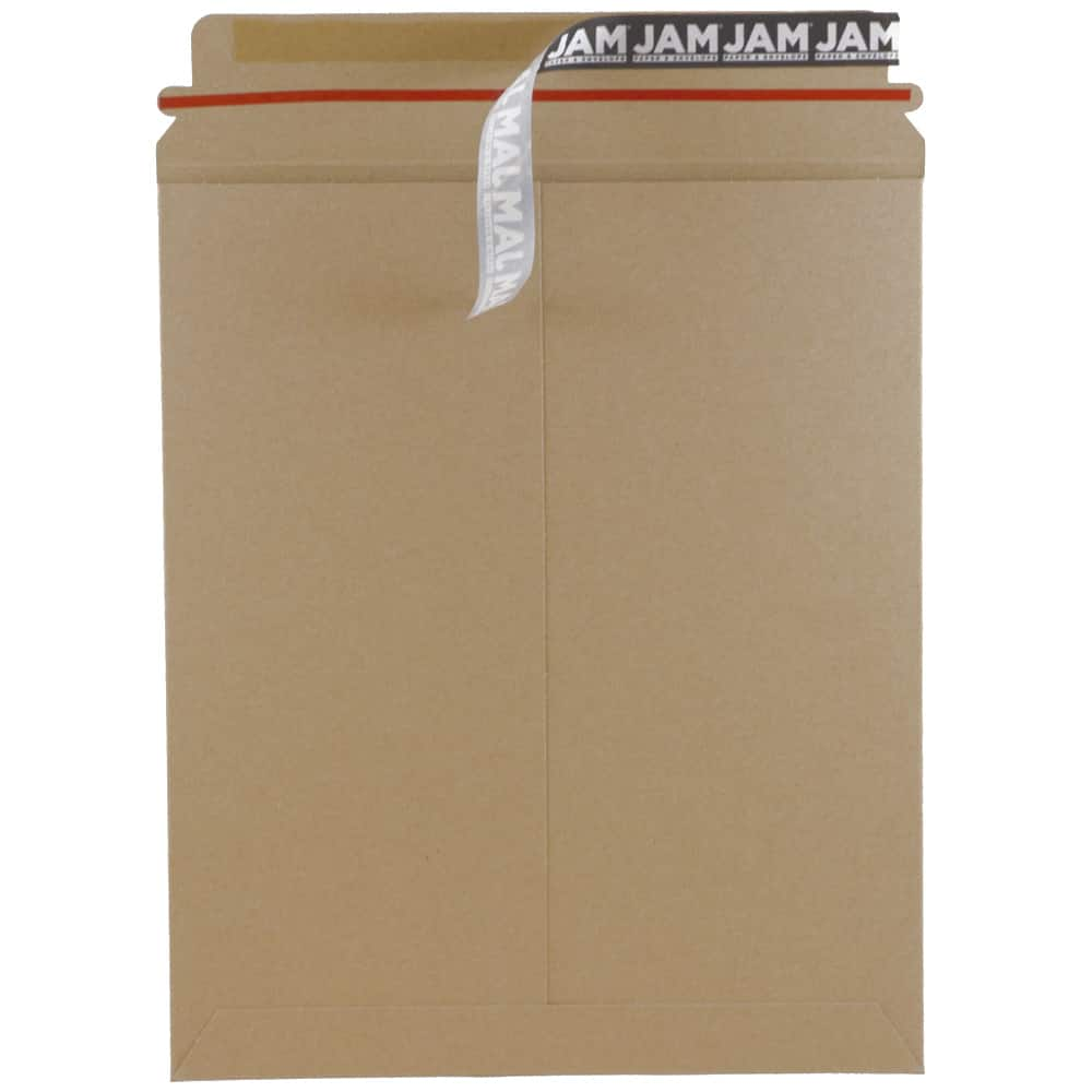 JAM Paper 11&#x22; x 13.5&#x22; Flat Photo Mailer Peel &#x26; Seal Closure Envelopes, 6ct.