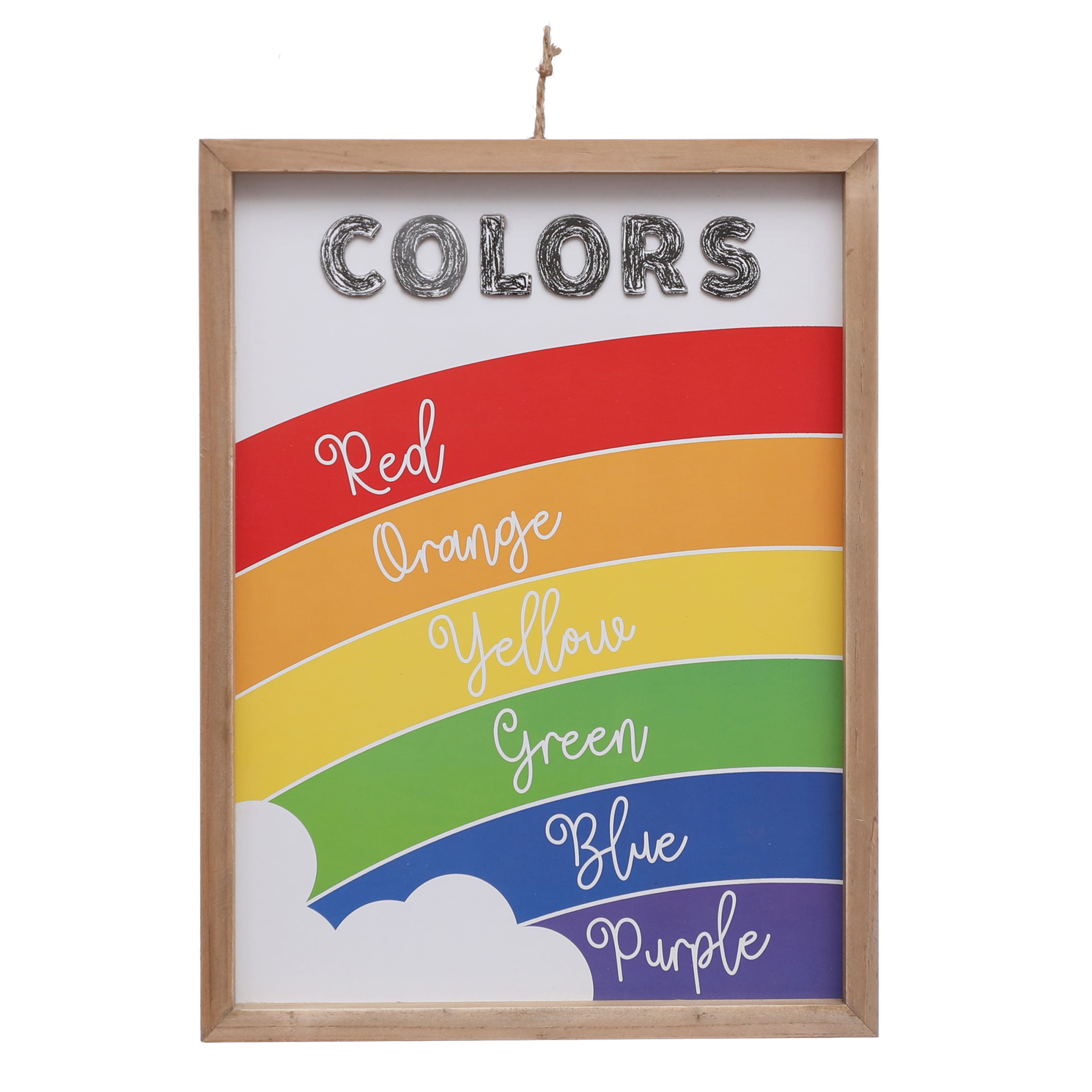 Colors Wall Sign by B2C&#x2122;