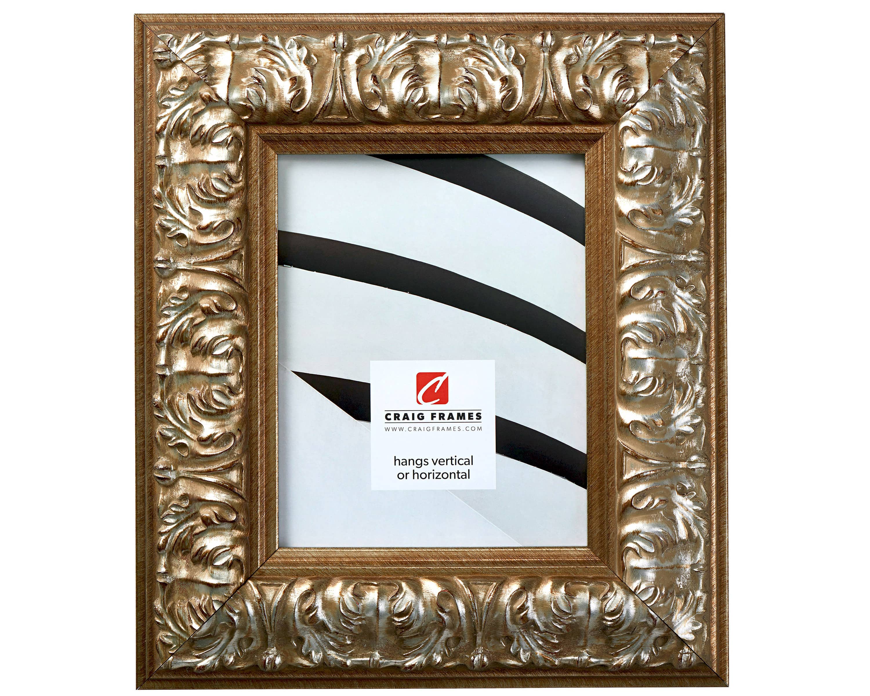 Craig Frames Barroco Antique Silver Picture Frame