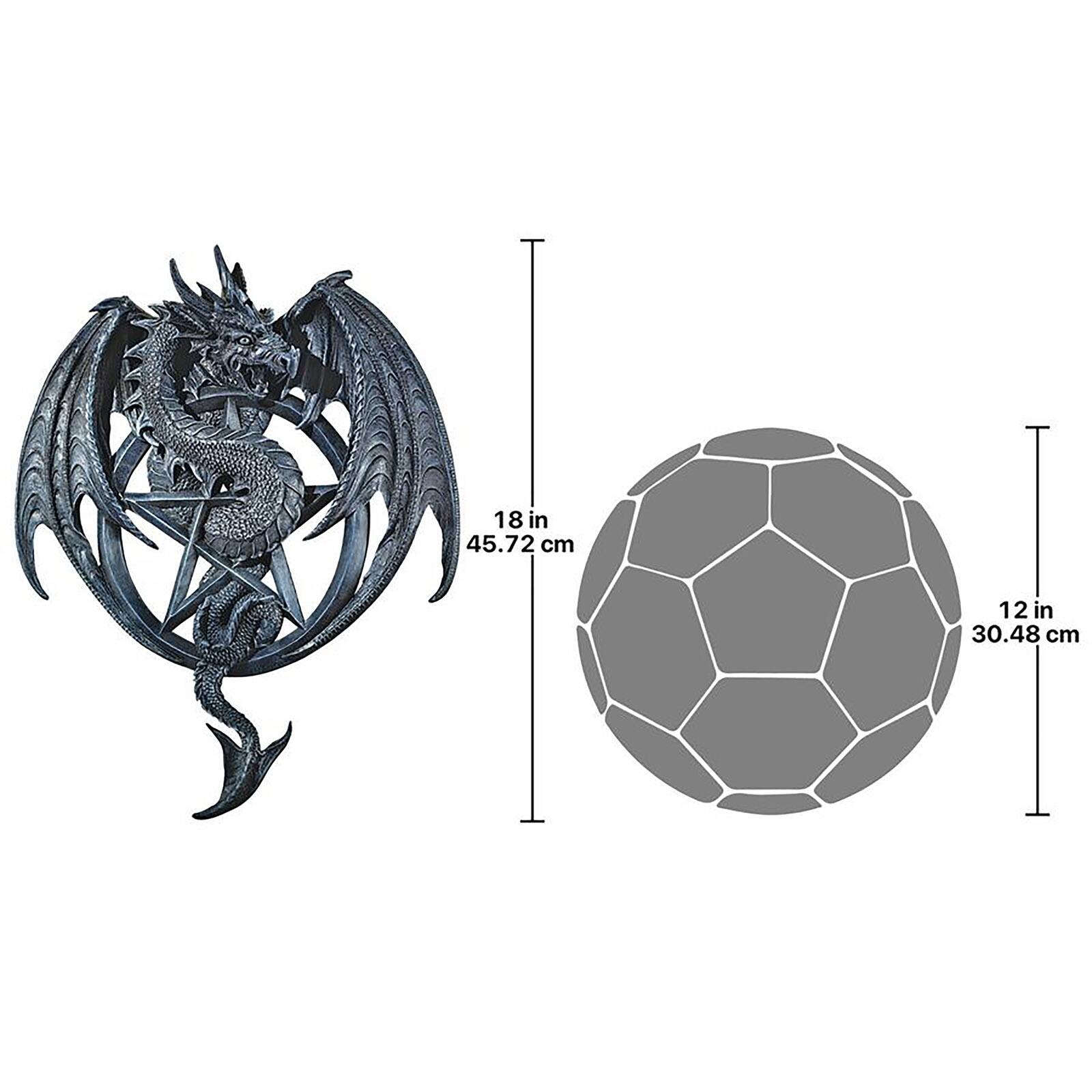Design Toscano The Dragons Pentacle Wall Sculpture