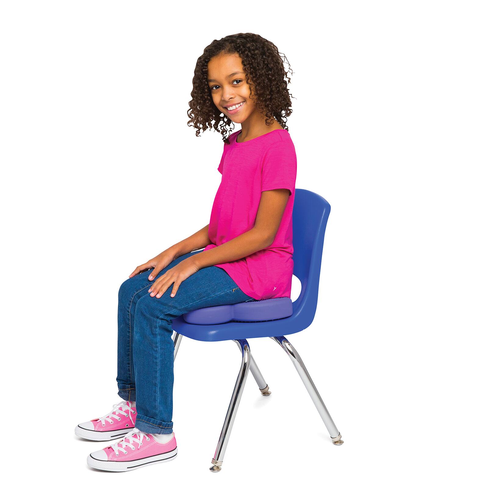 Bouncyband® Purple Butterfly Wiggle Seat Sensory Cushion