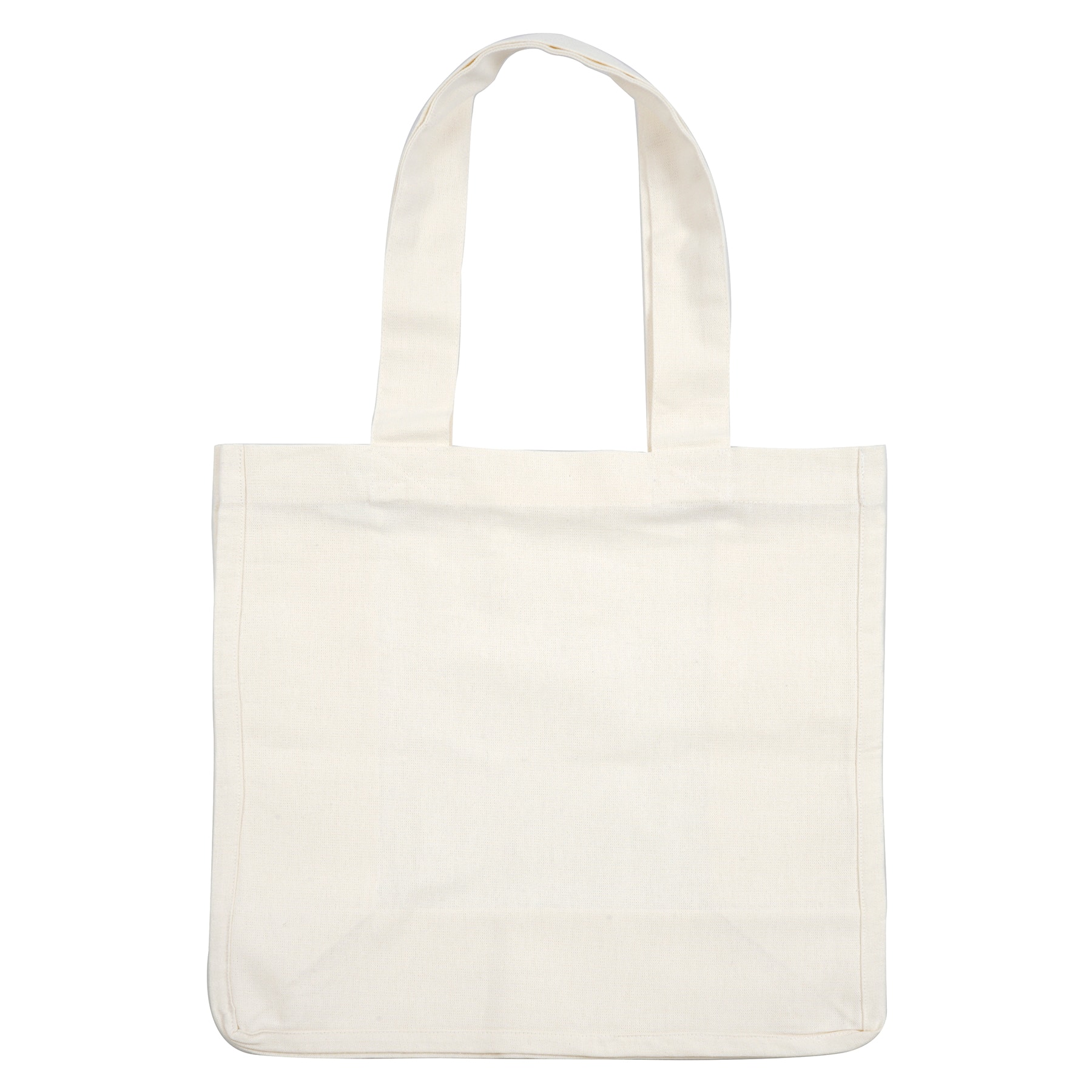 12 Pack: Durable Canvas Tote by Make Market, Size: 13 x 14 x 7, White