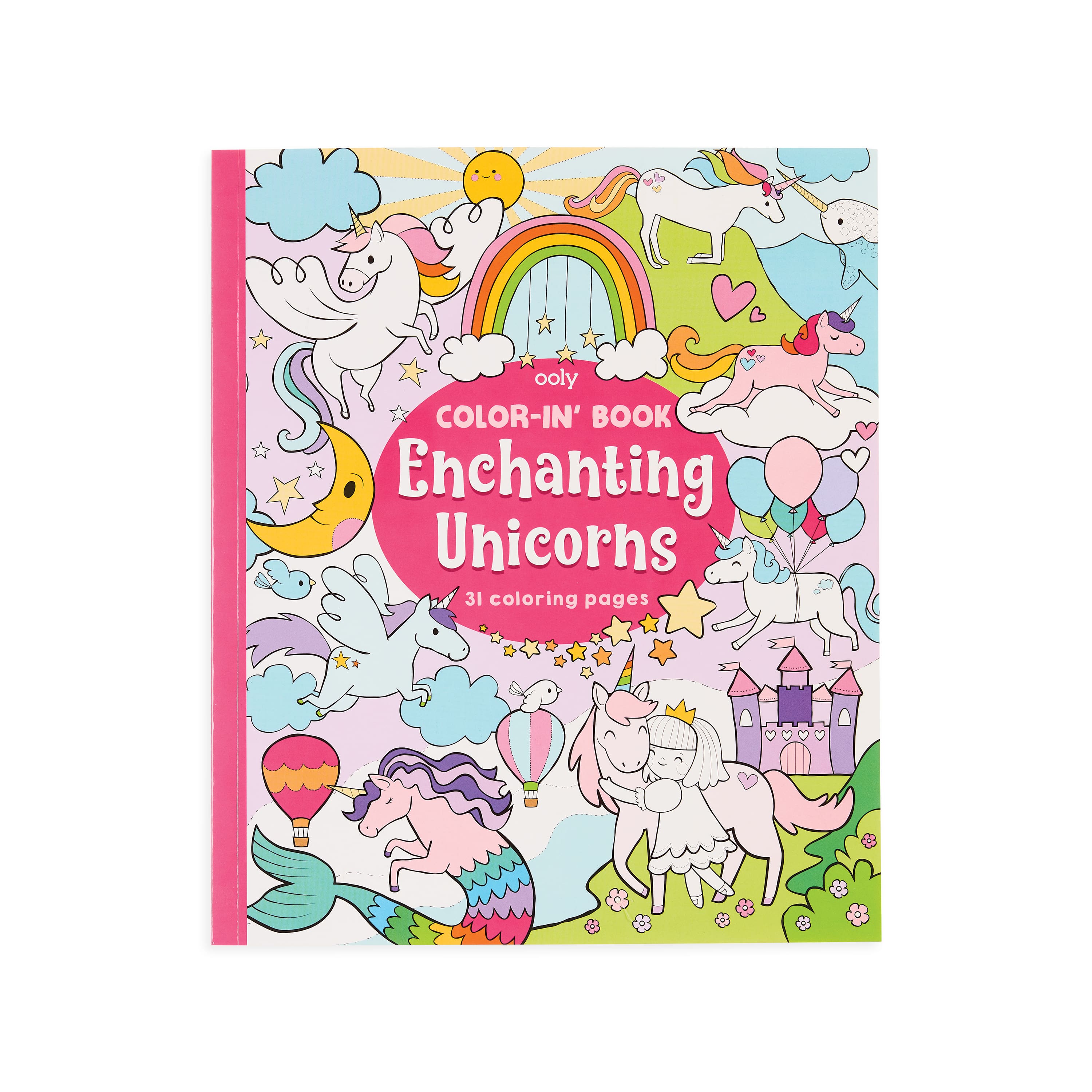 OOLY Color-in&#x27; Book: Enchanting Unicorns