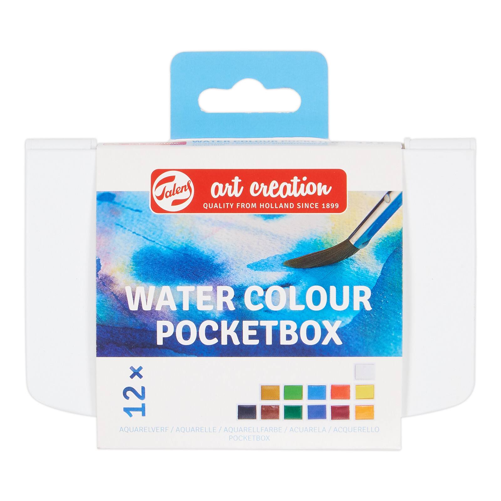 Talens Art Creation 12 Color Watercolor Pocket Box Set