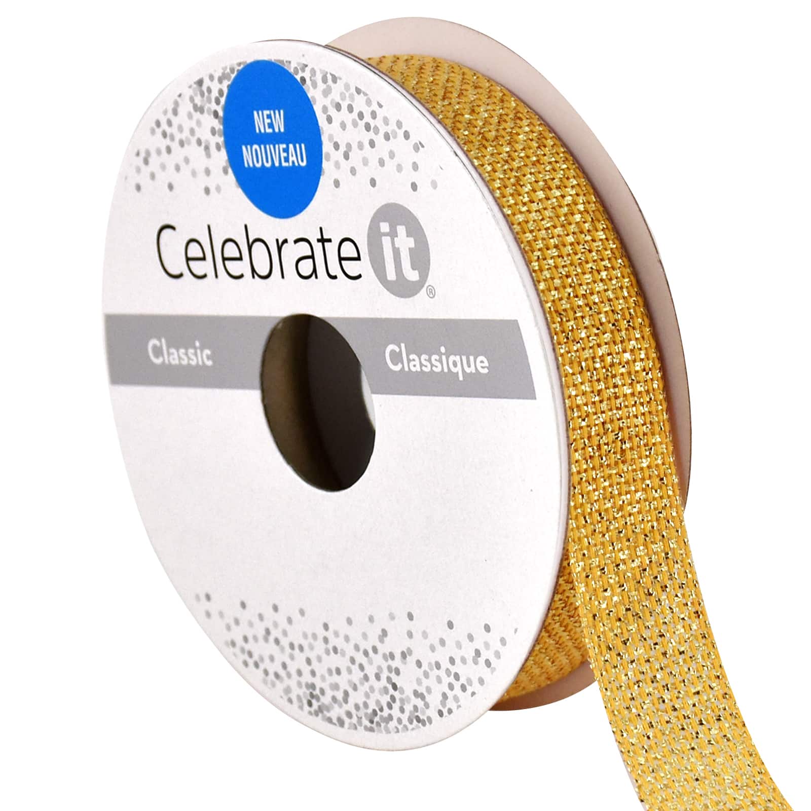 12 Pack: 5/8" x 7yd. Metallic Ribbon by Celebrate It®