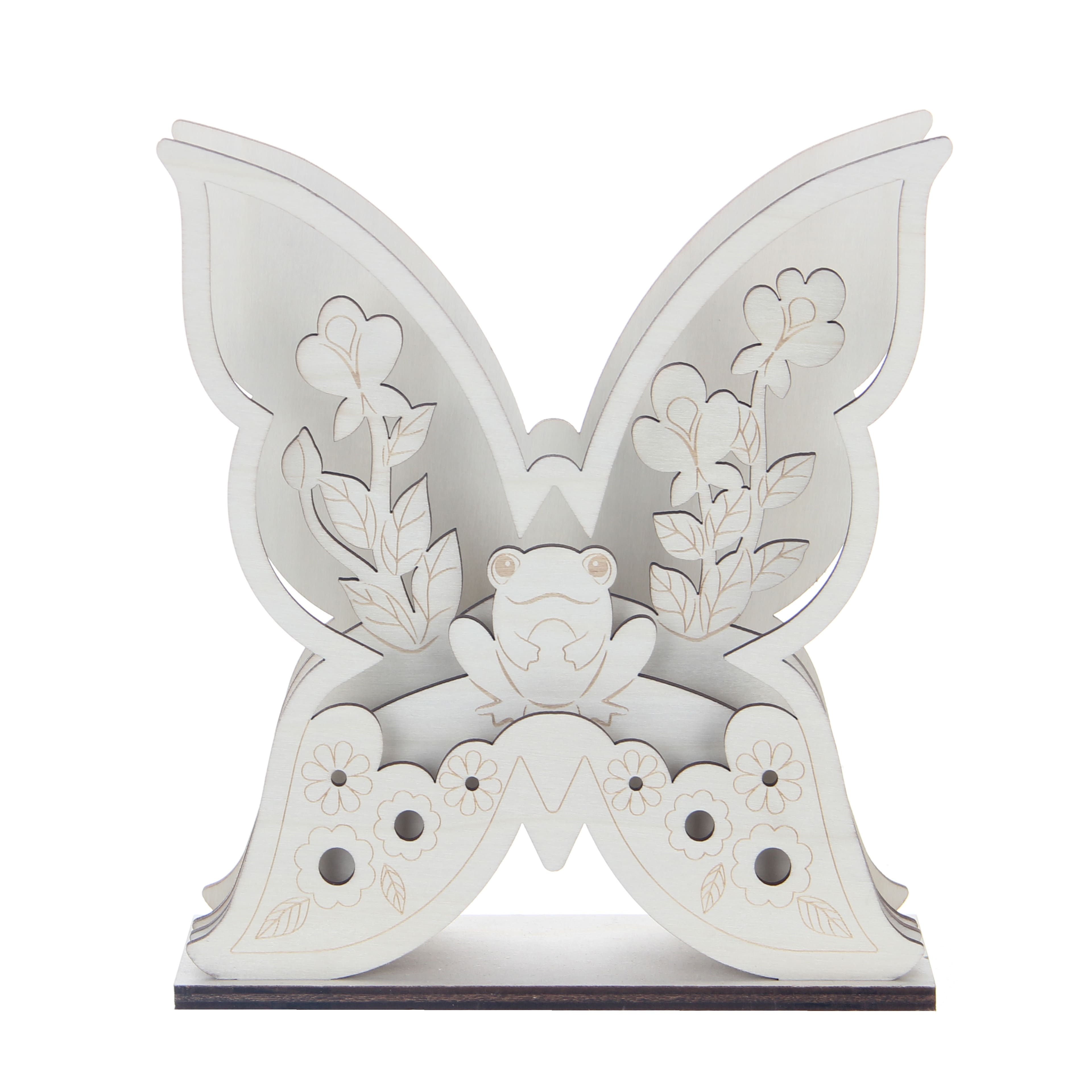8&#x22; Butterfly DIY LED Plywood D&#xE9;cor by Make Market&#xAE;